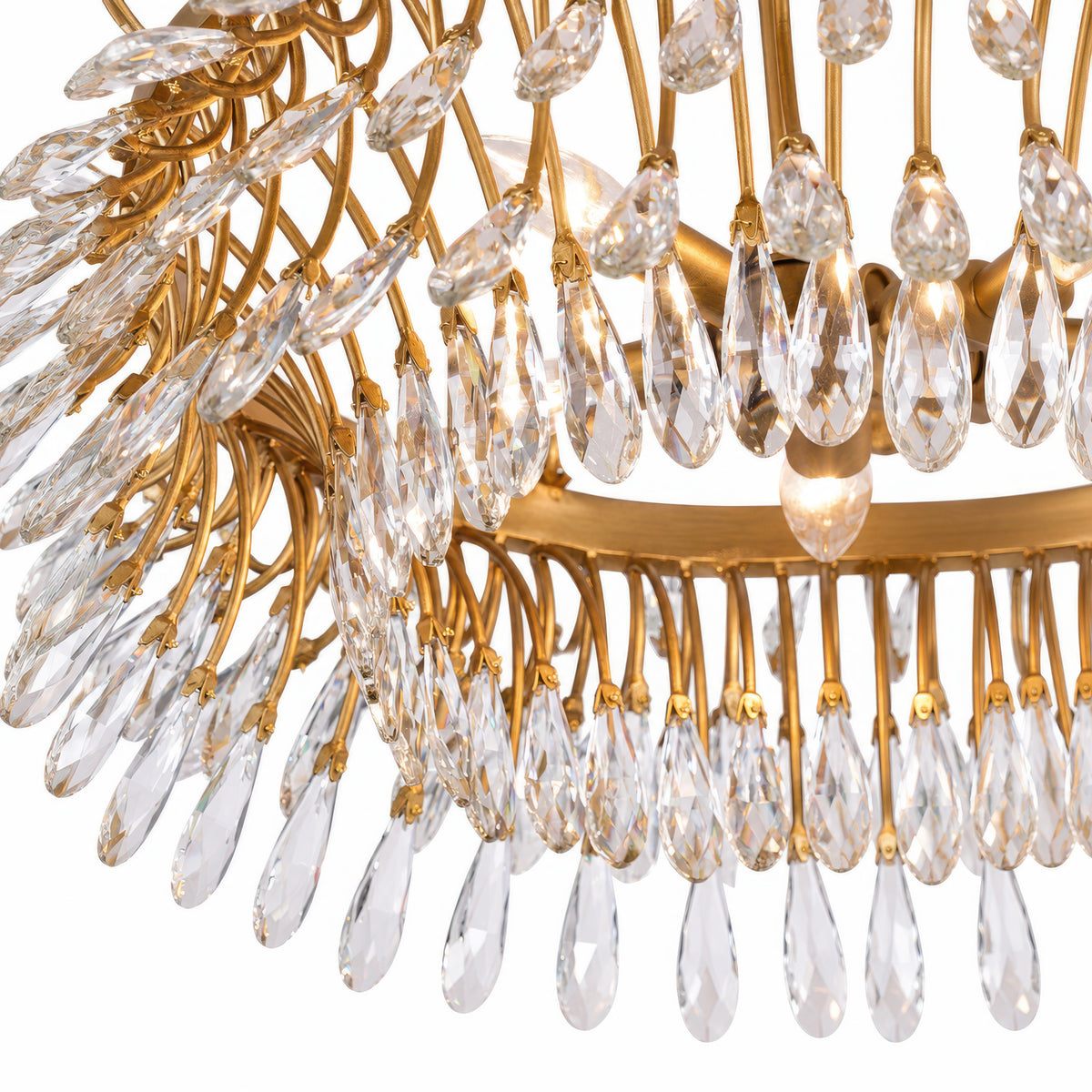 The Royal Treatment 5 Light Chandelier - Brass Kisser
