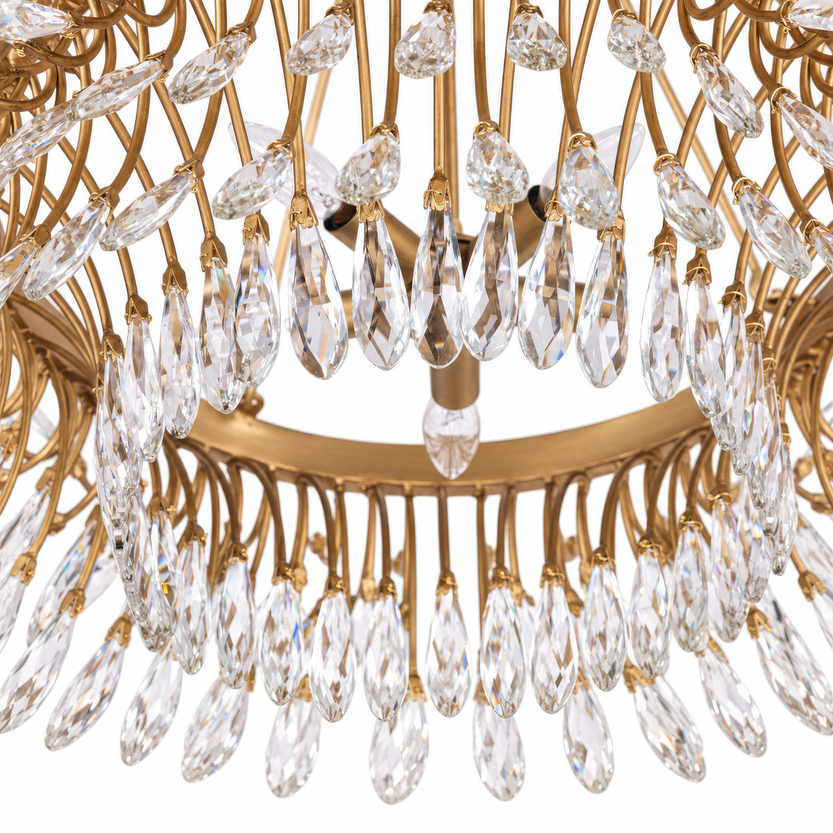 The Royal Treatment 5 Light Chandelier - Brass Kisser