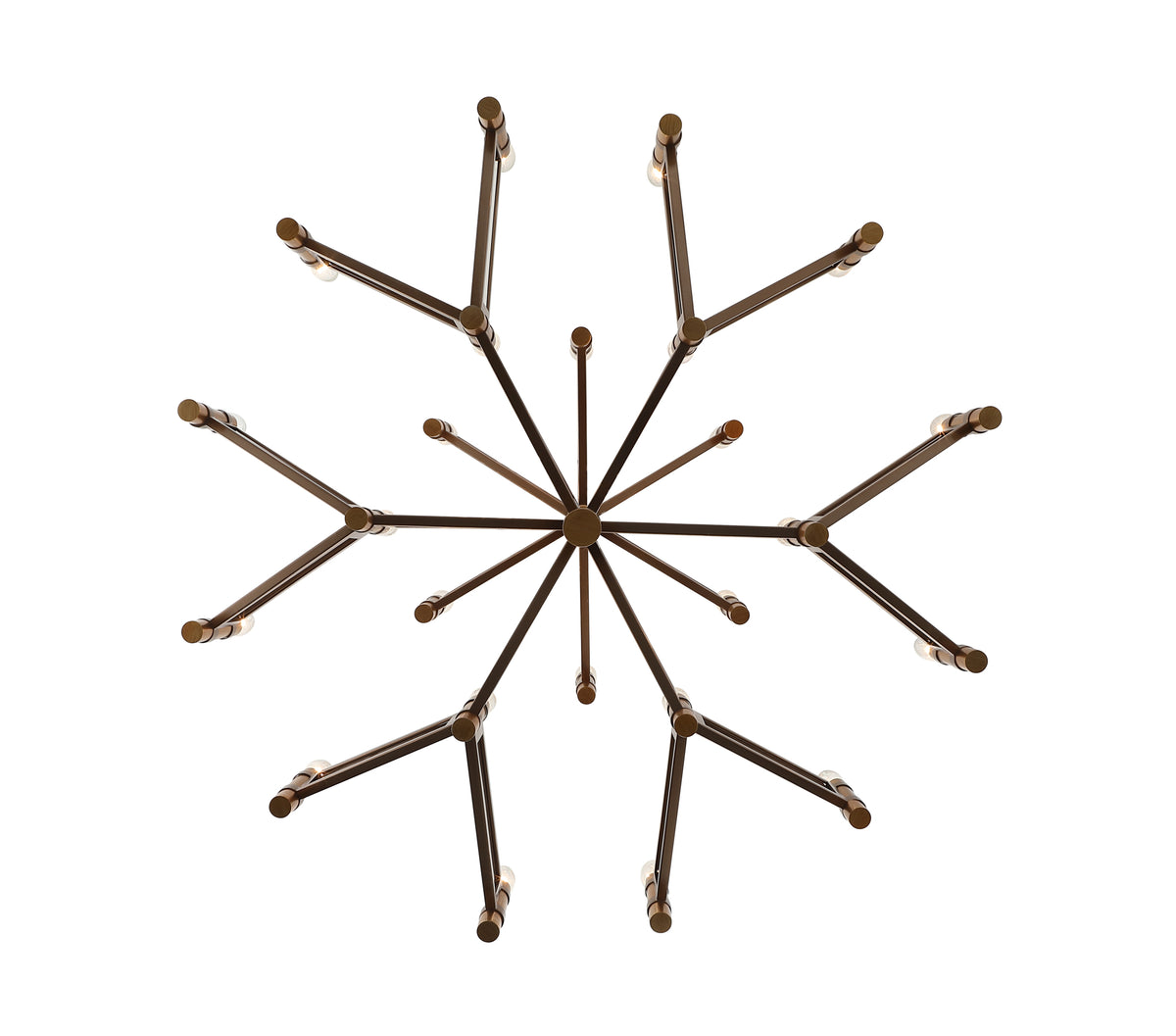 Geography 24 Light Chandelier - Brontourage and Mocha Mood