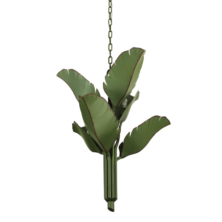 Banana Leaf 901C06 6-Light Chandelier - Banana Leaf