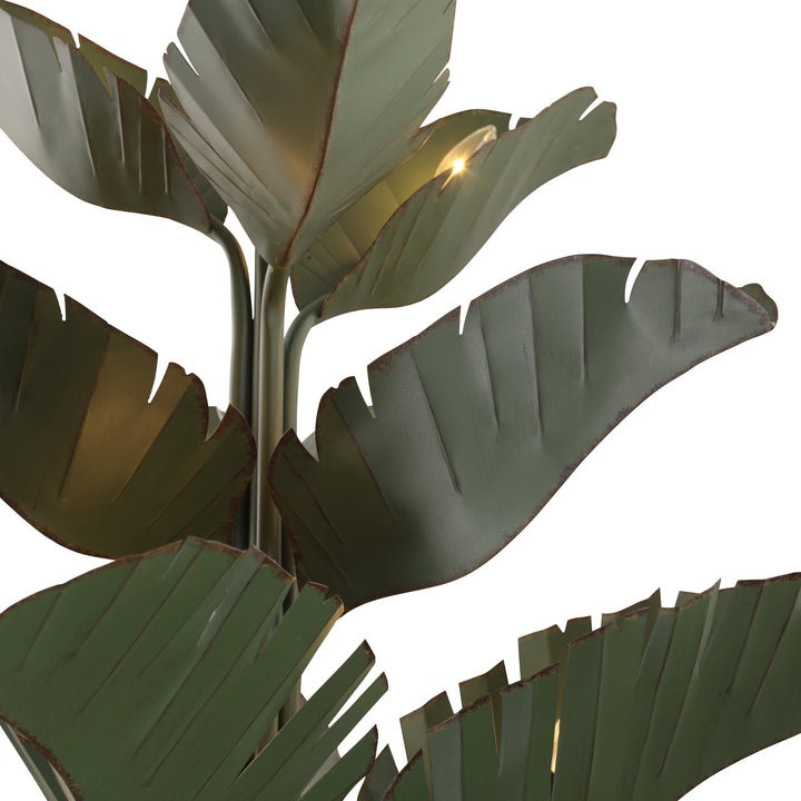 Banana Leaf 901C09 9-Light Chandelier - Banana Leaf