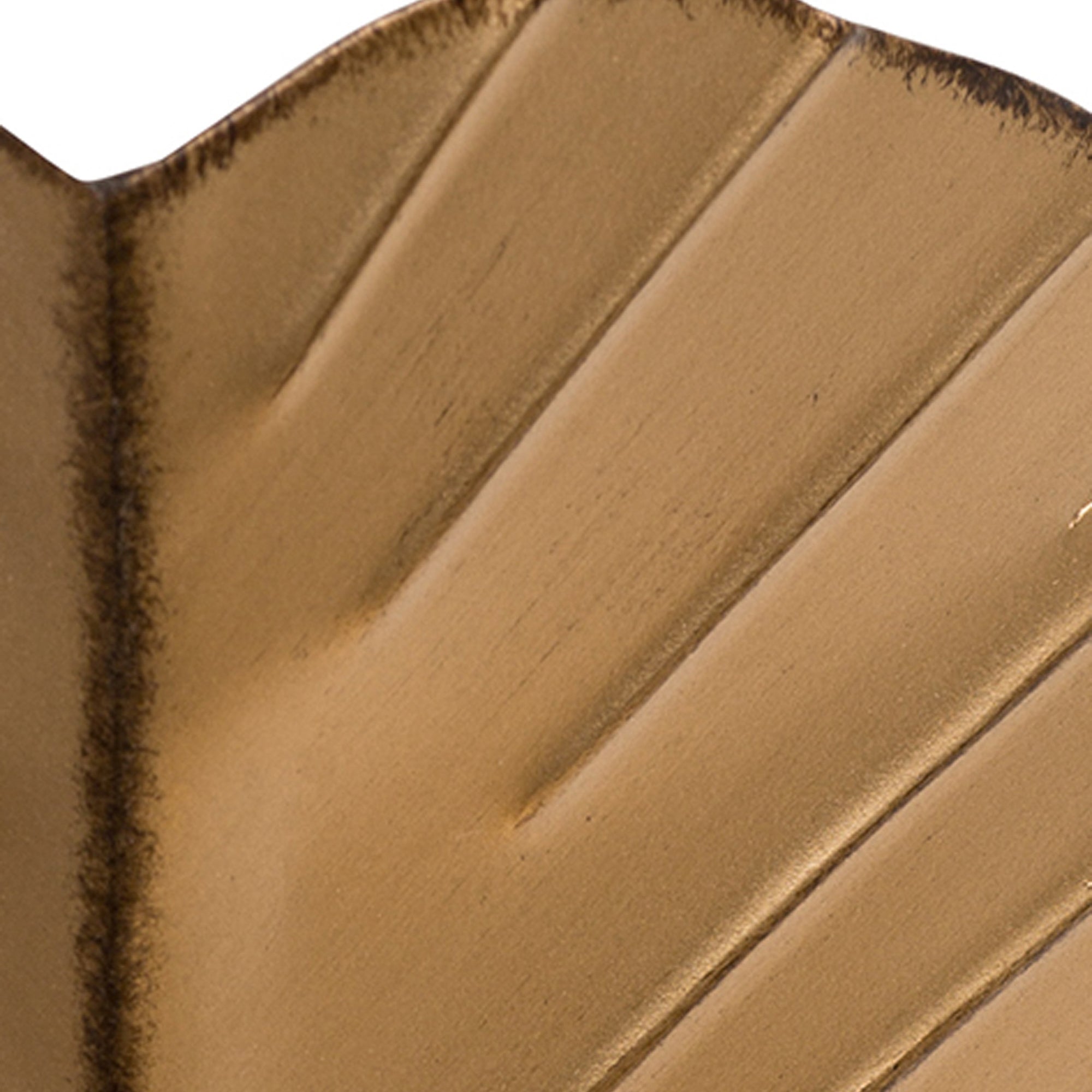 Banana Leaf 2 Light Sconce - Gold w/Dark Edging