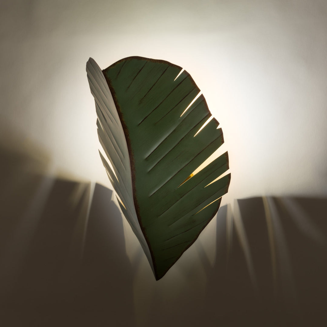 Banana Leaf 901K02 2-Light Wall Sconce - Banana Leaf