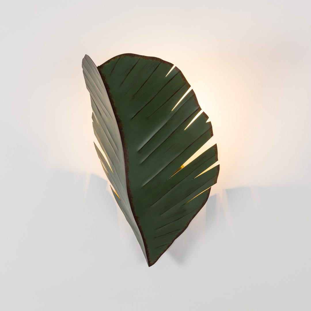 Banana Leaf 901K02 2-Light Wall Sconce - Banana Leaf