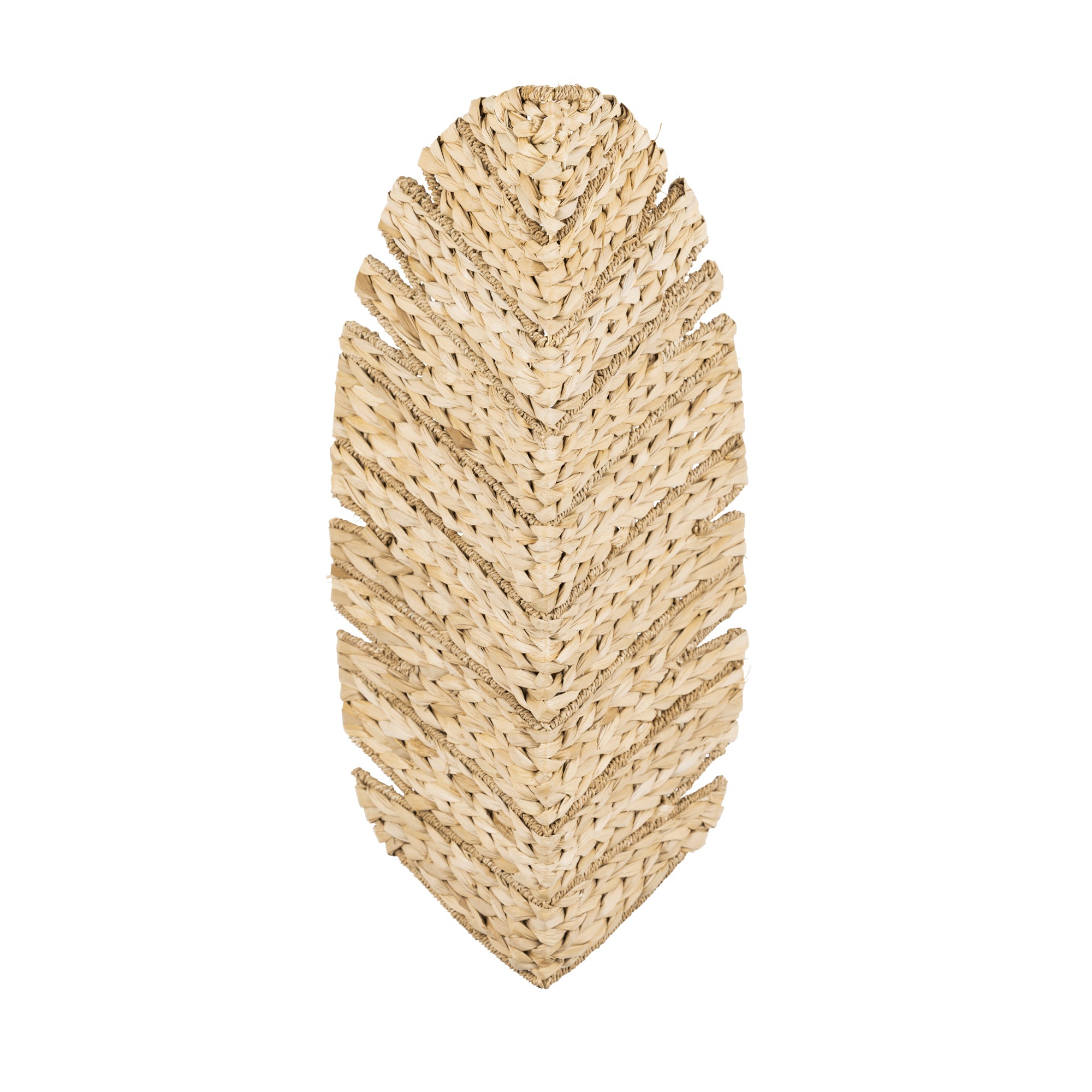 Banana Leaf 3 Light Sconce - French Gold/Natural Seagrass