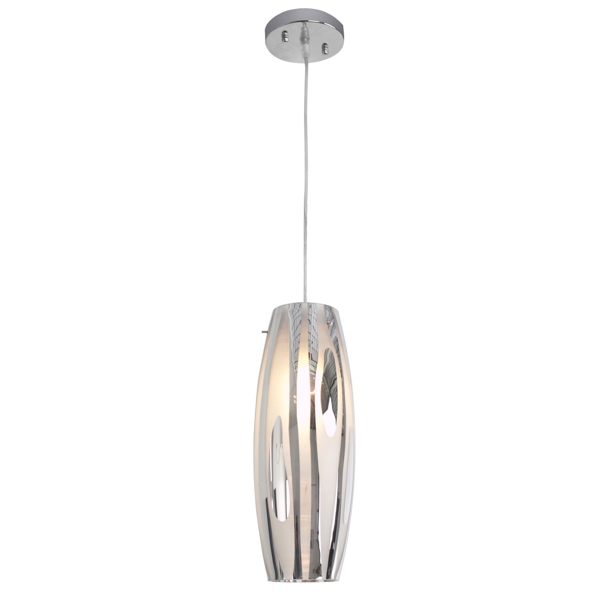 Chroman Empire 1 Light Mini Pendant - Chrome