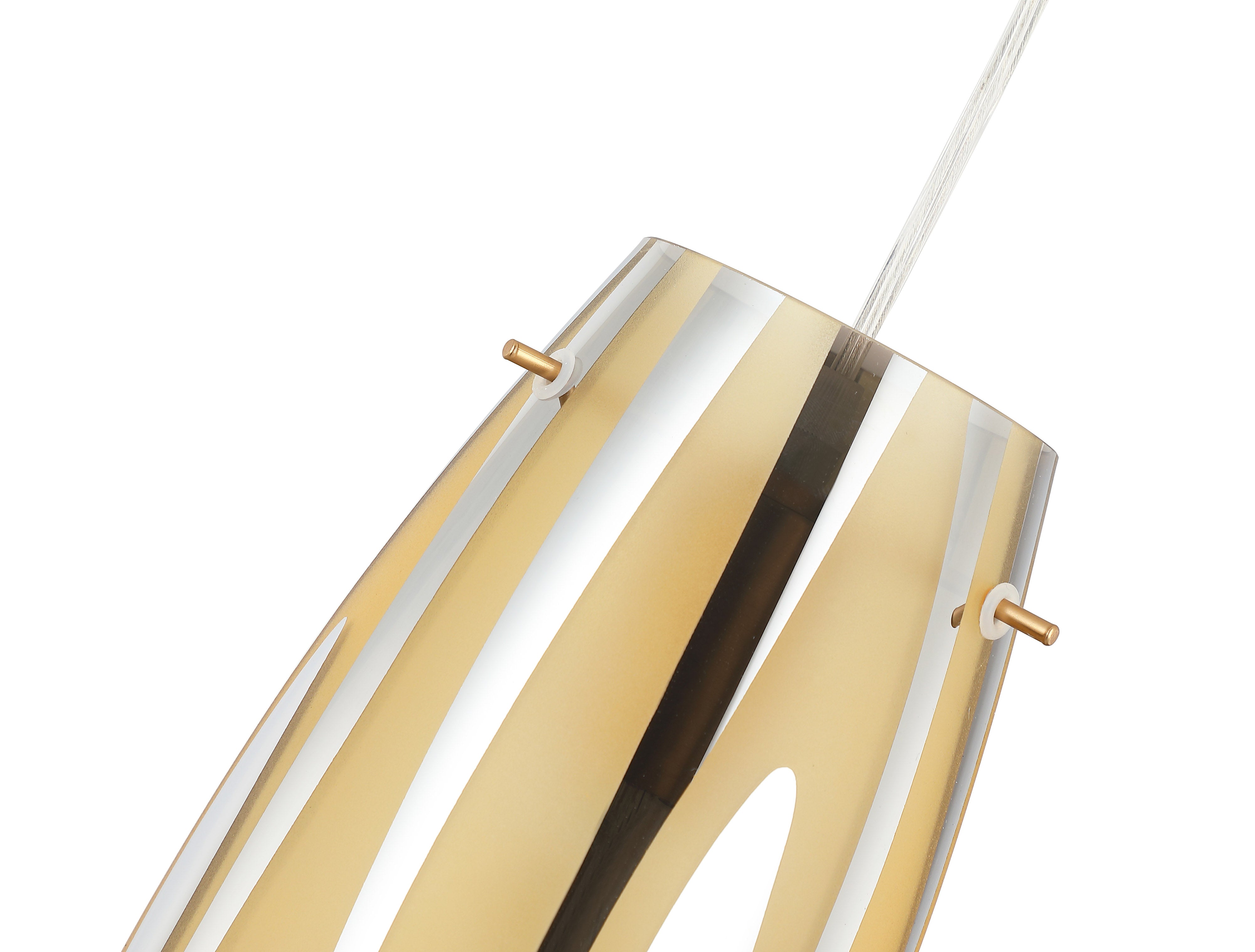Chroman Empire 1-Light Mini Pendant - Satin Gold