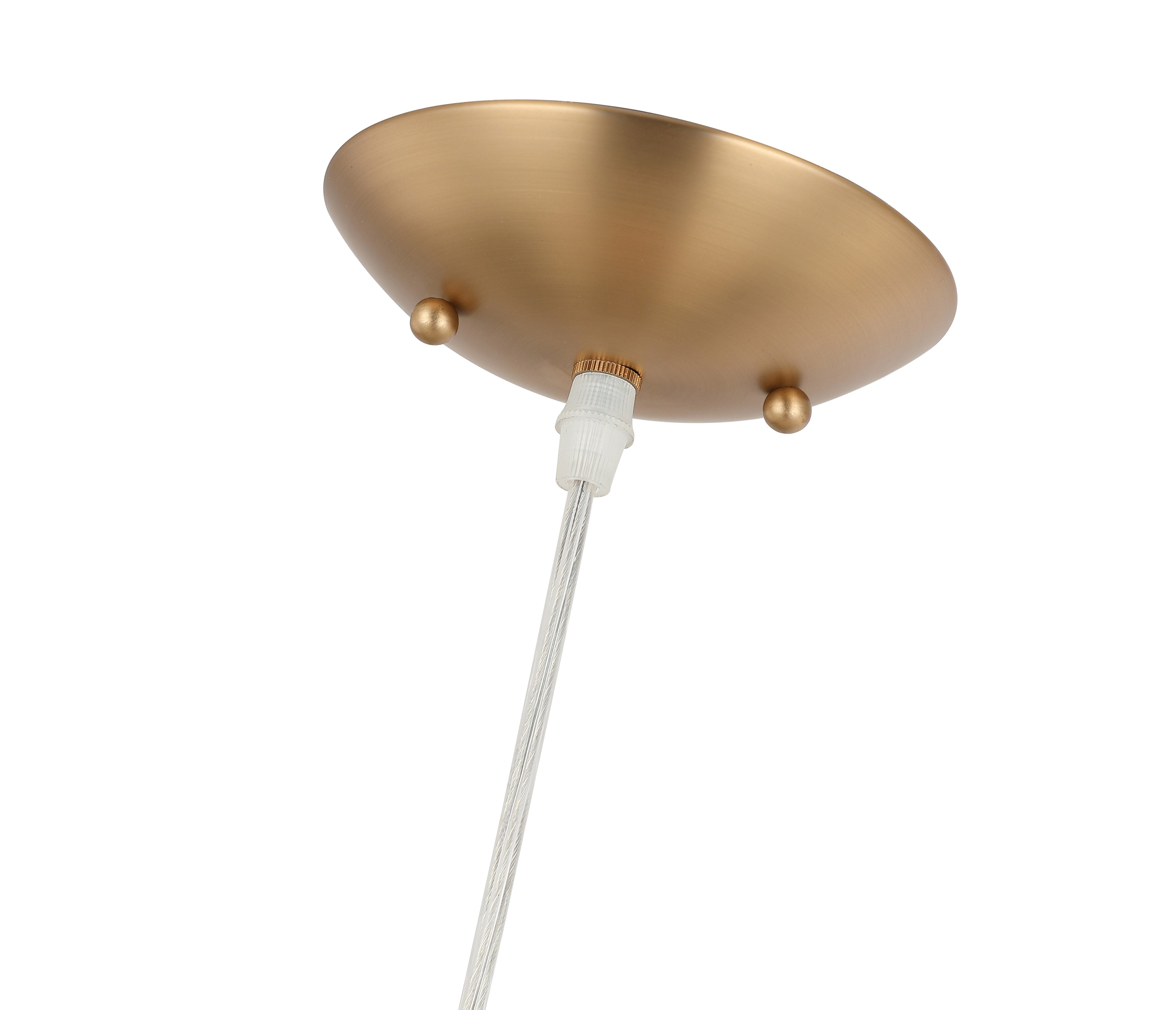 Chroman Empire 1-Light Mini Pendant - Satin Gold