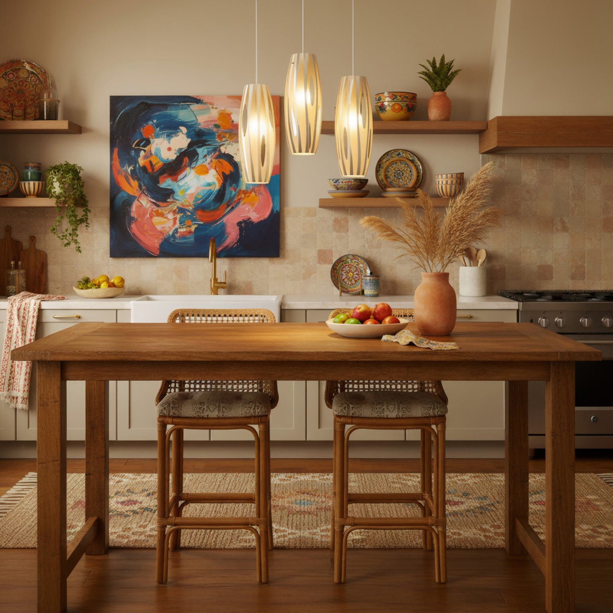 Chroman Empire 1-Light Mini Pendant - Satin Gold