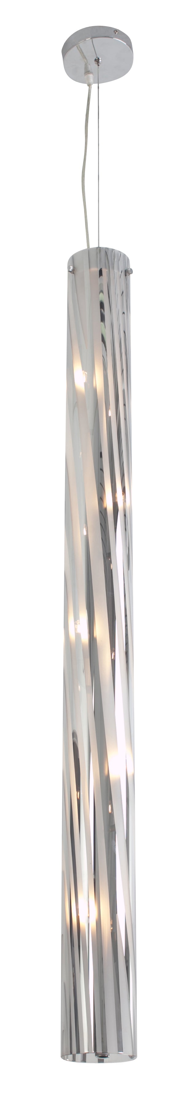 Chroman Empire AC1072 5-Light Foyer Pendant Light - Chrome