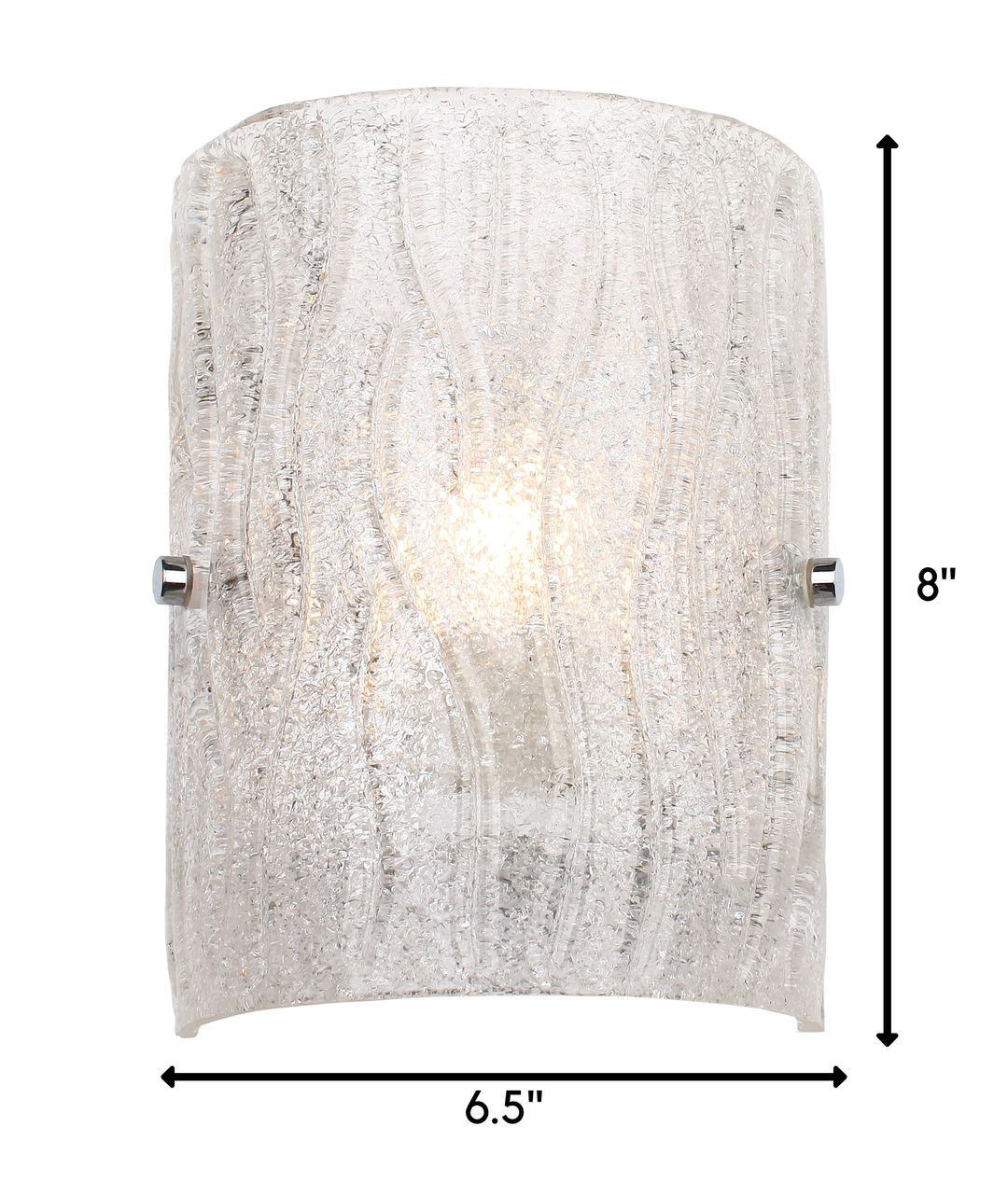 Brilliance AC1101 1-Light Wall Sconce - Chrome