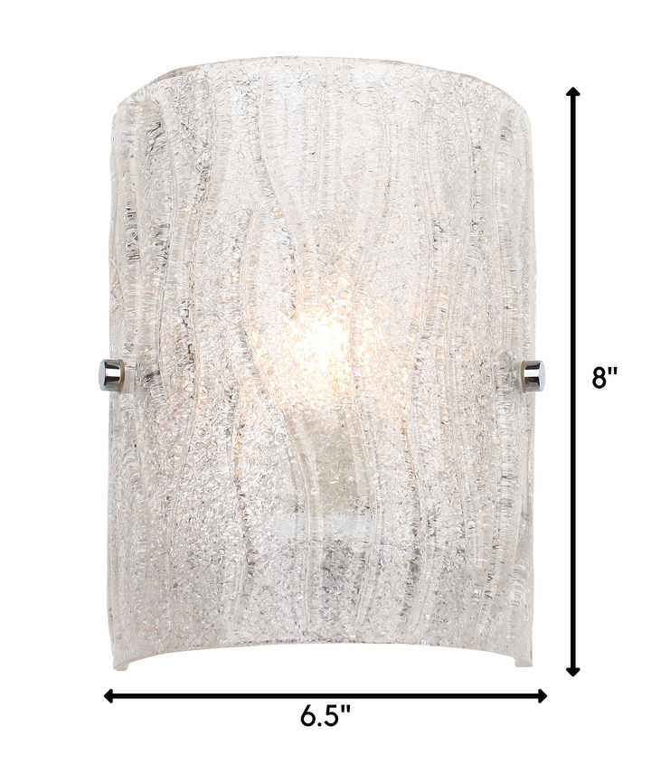 Brilliance AC1101 1-Light Wall Sconce - Chrome