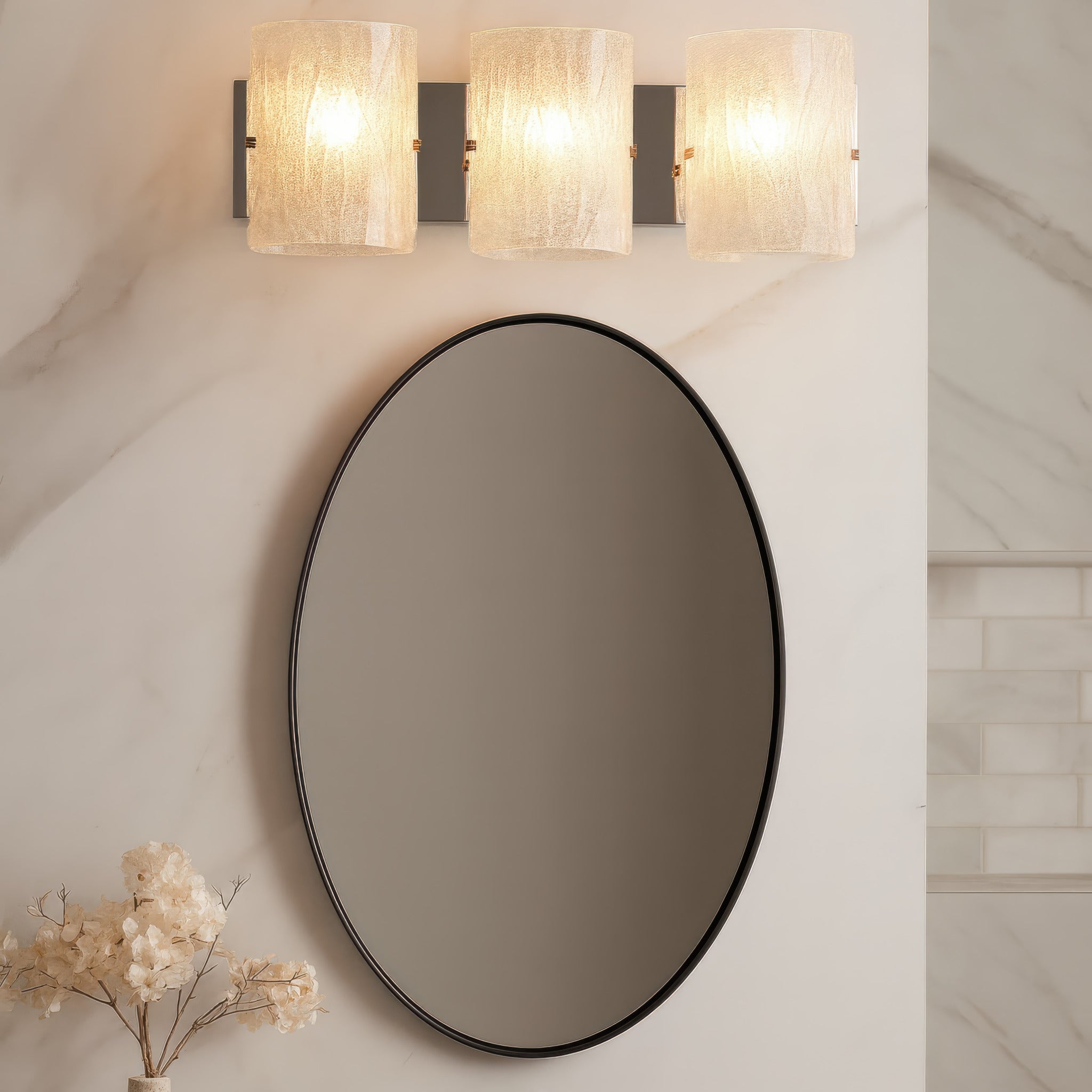 Brilliance 3 Light Bath - Chrome