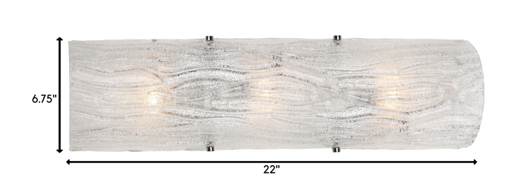 Brilliance AC1105 3-Light Wall Sconce - Chrome