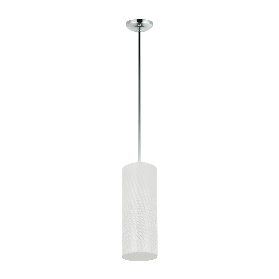 Swirled AC1691 1-Lt Mini Pendant Light - Chrome