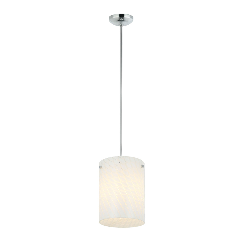 Swirled AC1692 1-Lt Pendant Light - Chrome