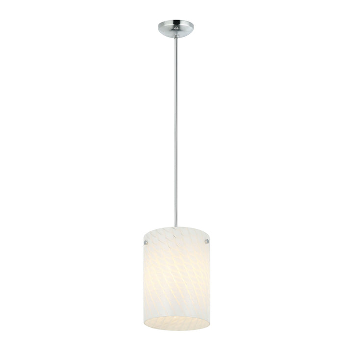 Swirled AC1692 1-Lt Pendant Light - Chrome