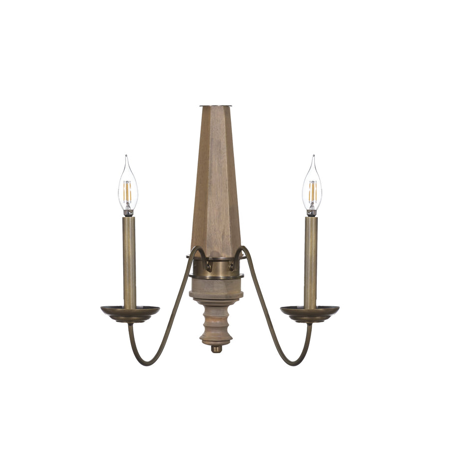 Dinner at 545W02BRZ 2-Lt Sconce - Heritage Bronze