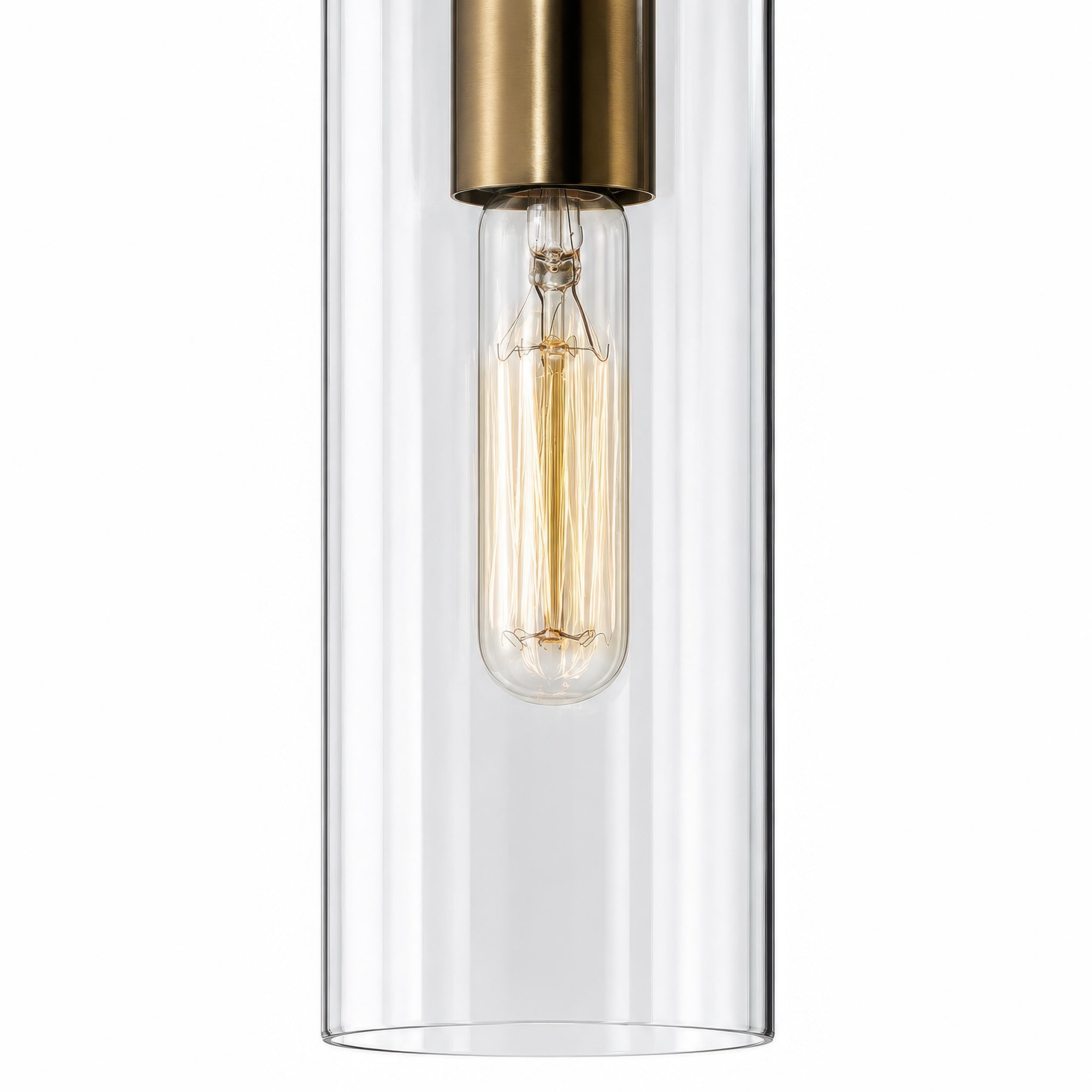 Foxwich Modern Industrial Brushed Brass Wall Light