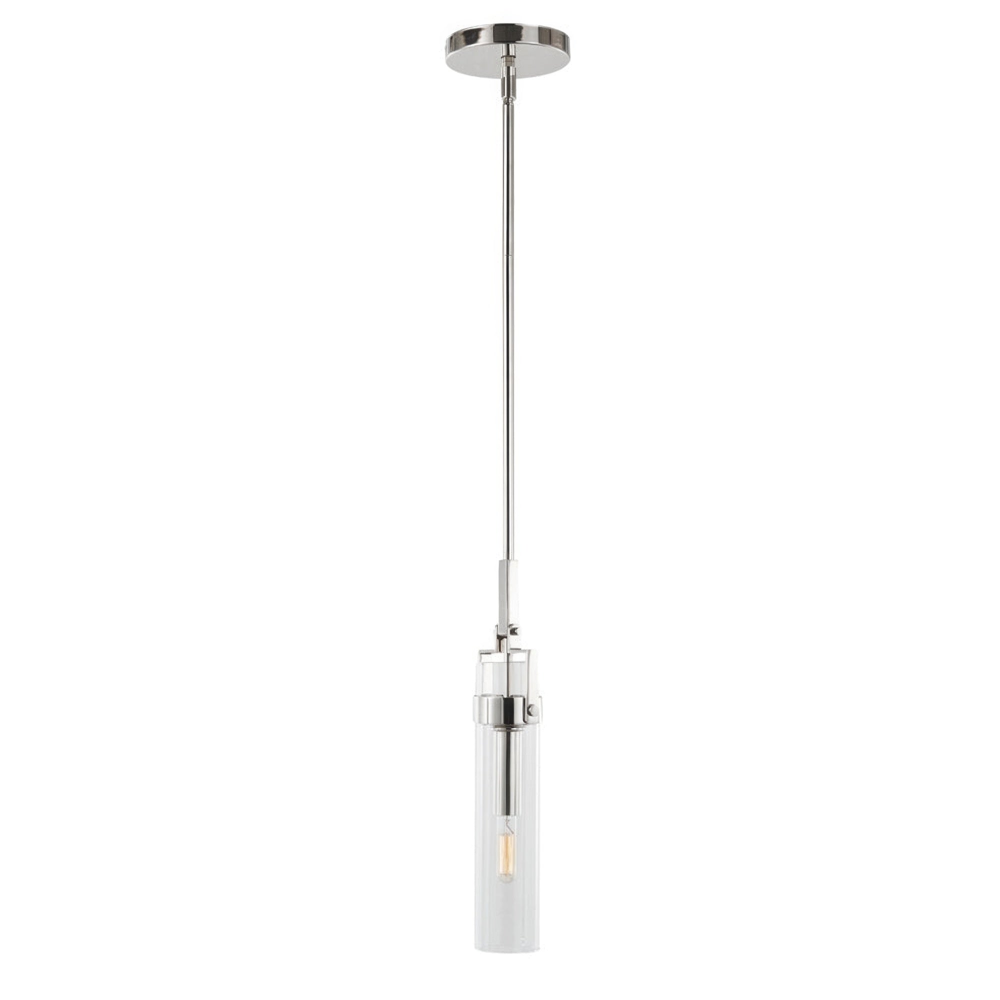 Foxwich Modern Industrial Polished Nickel Pendant
