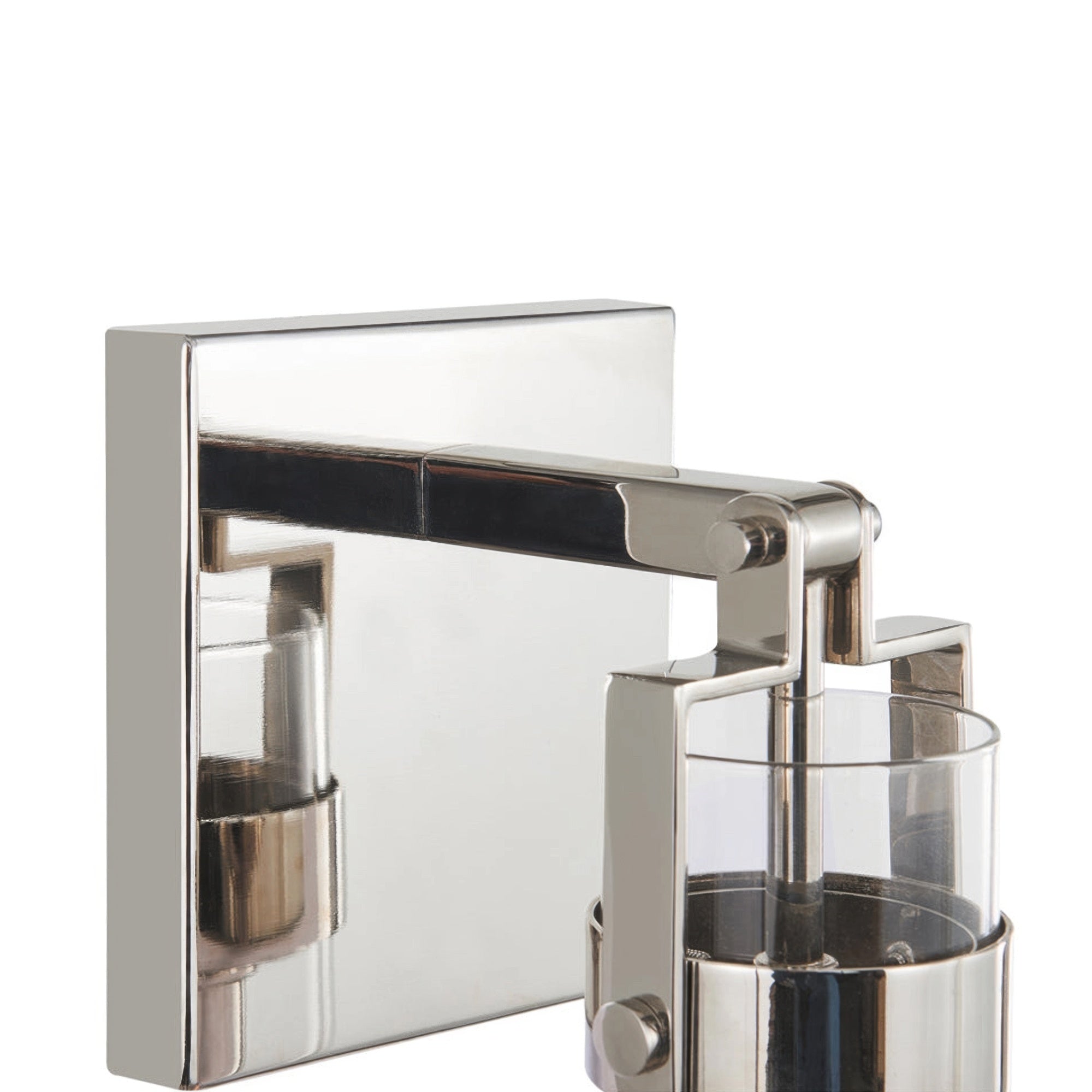 Foxwich Modern Industrial Polished Nickel Wall Light