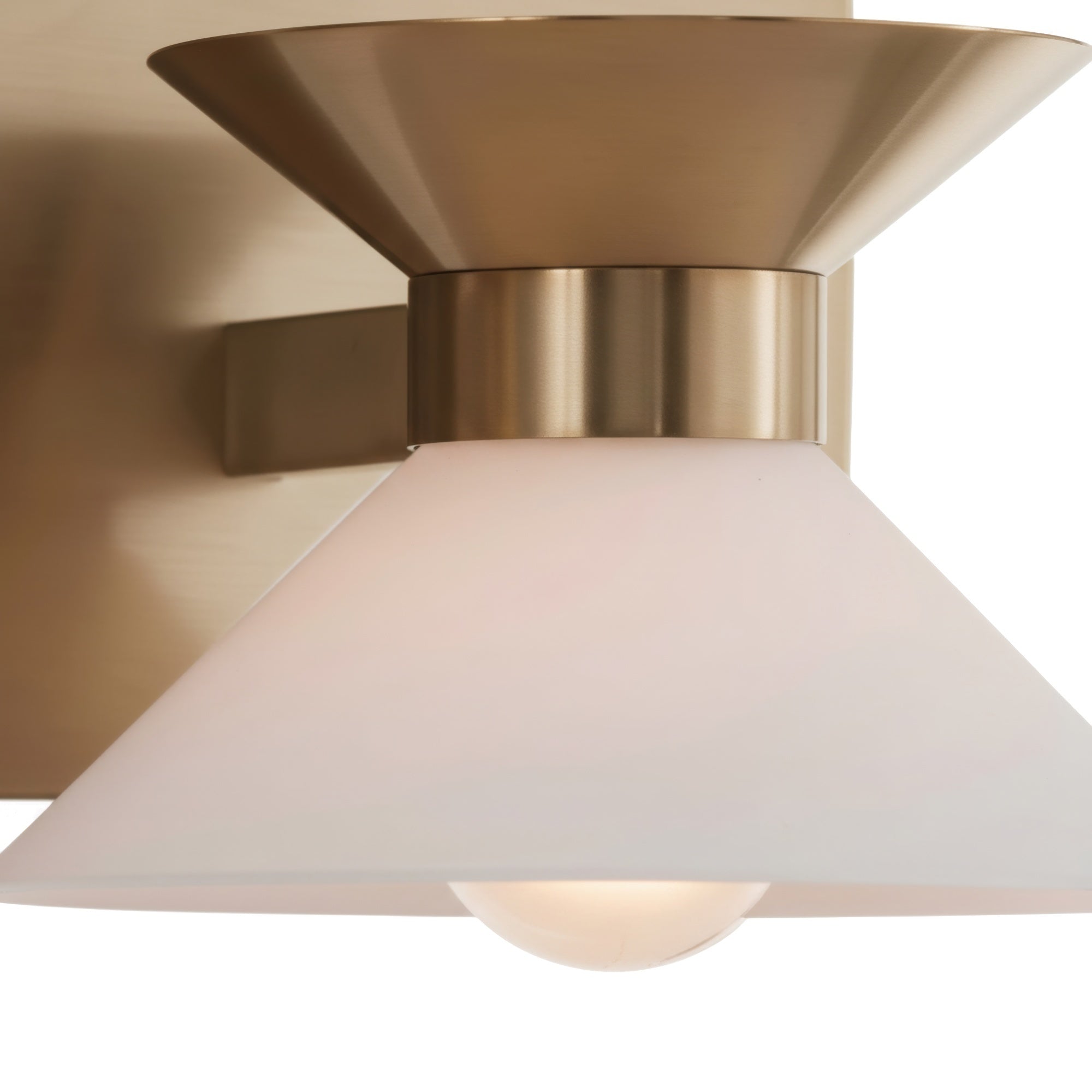 Ringsted Architectural Brushed Brass Two Light Bath Vanity