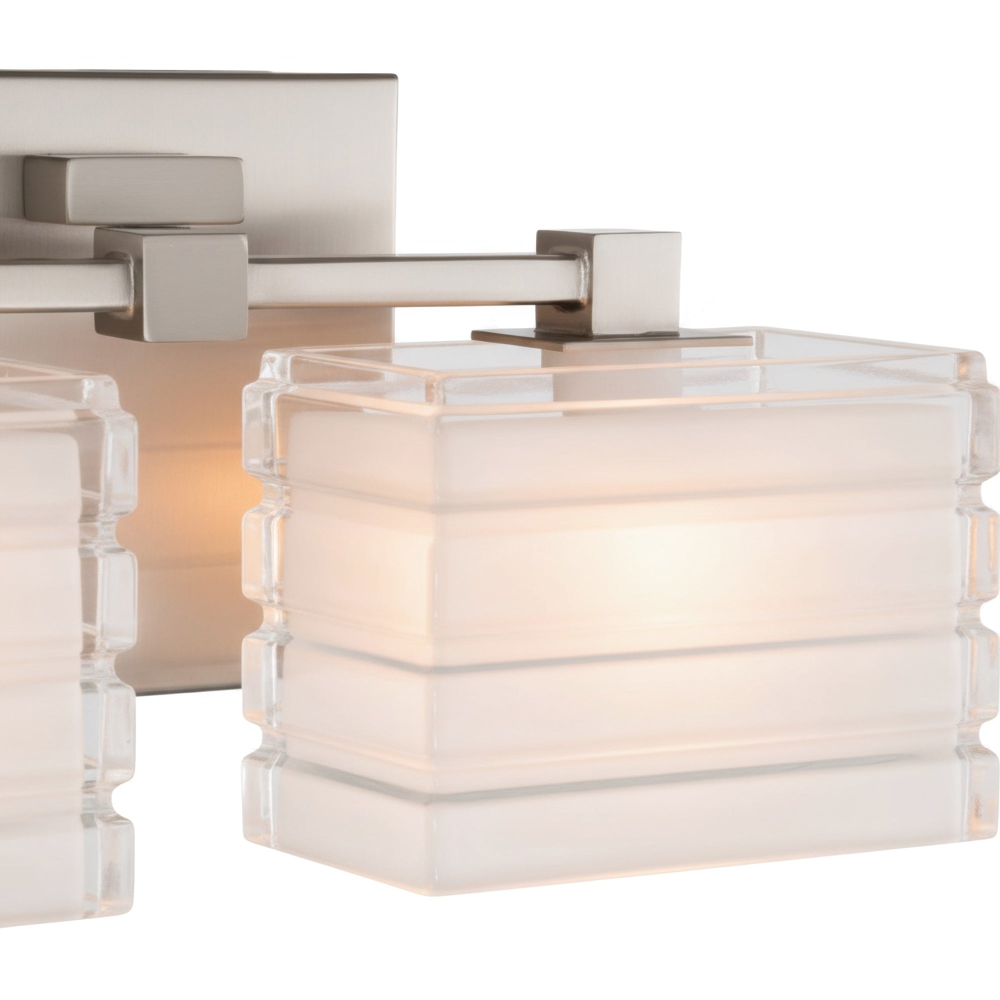 Sardinia On Trend Brushed Nickel Three Light Bath Vanity