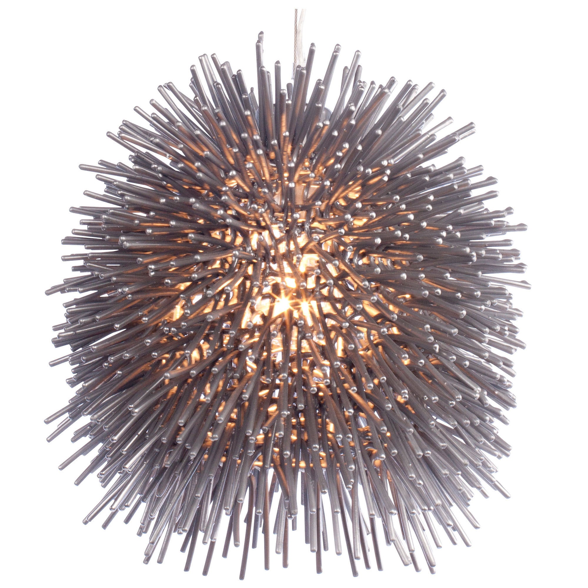 Urchin 1-Light Mini Pendant - Painted Chrome