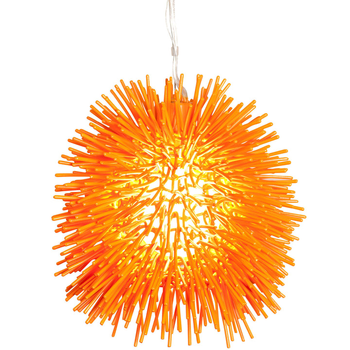 Urchin 169M01OR 1-Light Mini Pendant - Electric Pumpkin