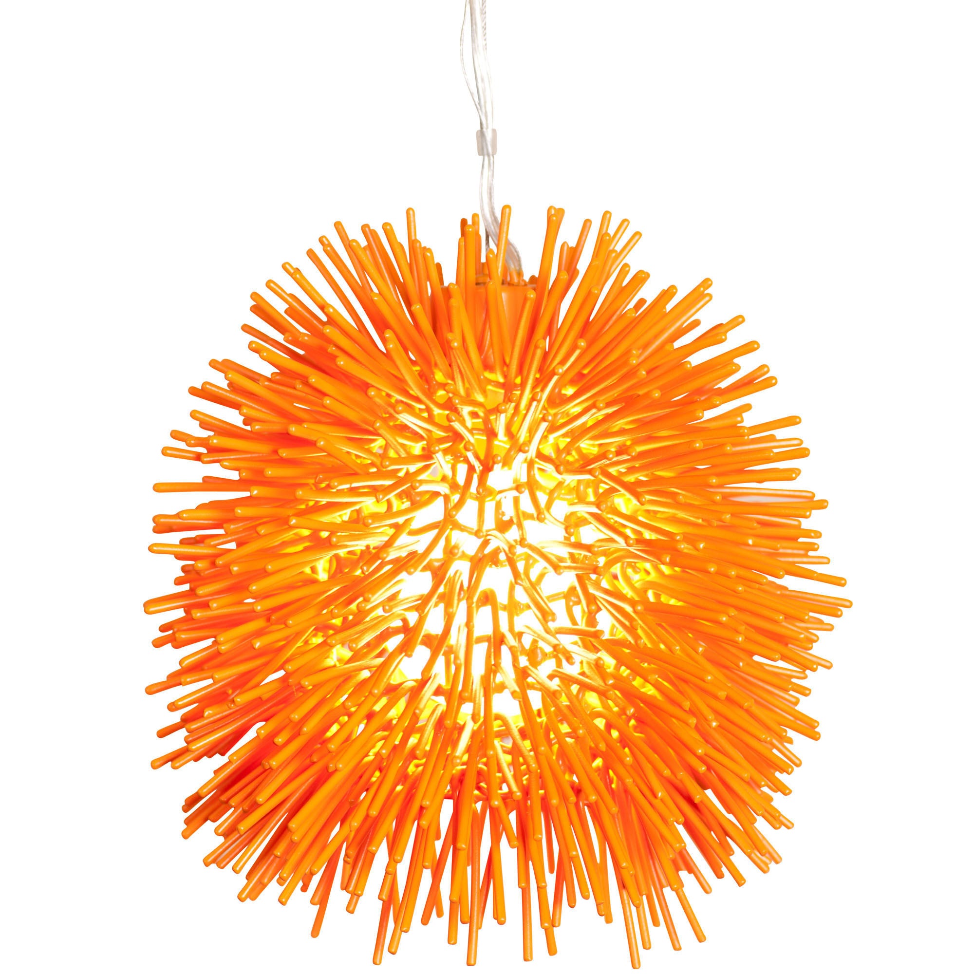 Urchin 1-Light Mini Pendant - Electric Pumpkin