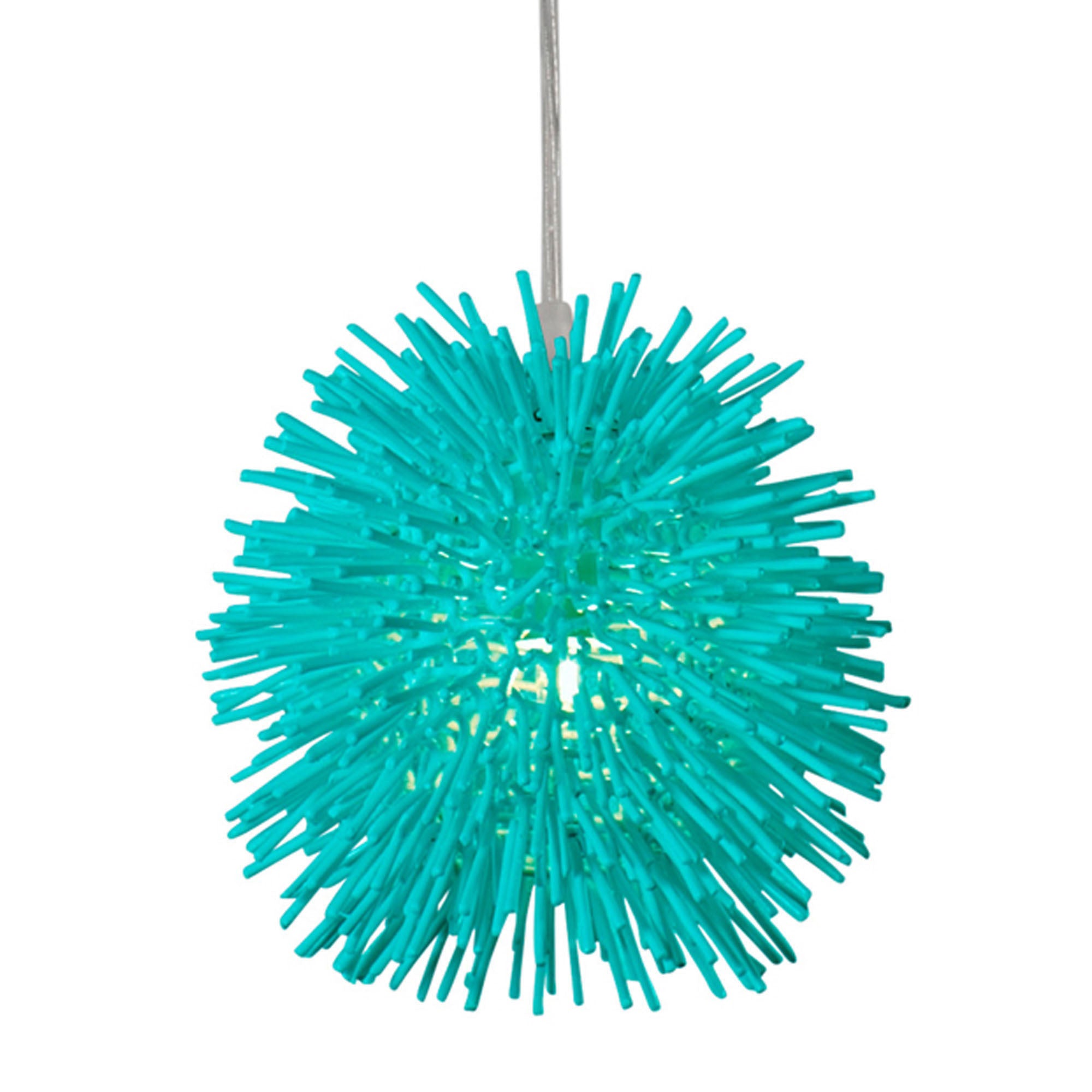 Urchin 1-Light Uber Mini Pendant - Aqua Velvet