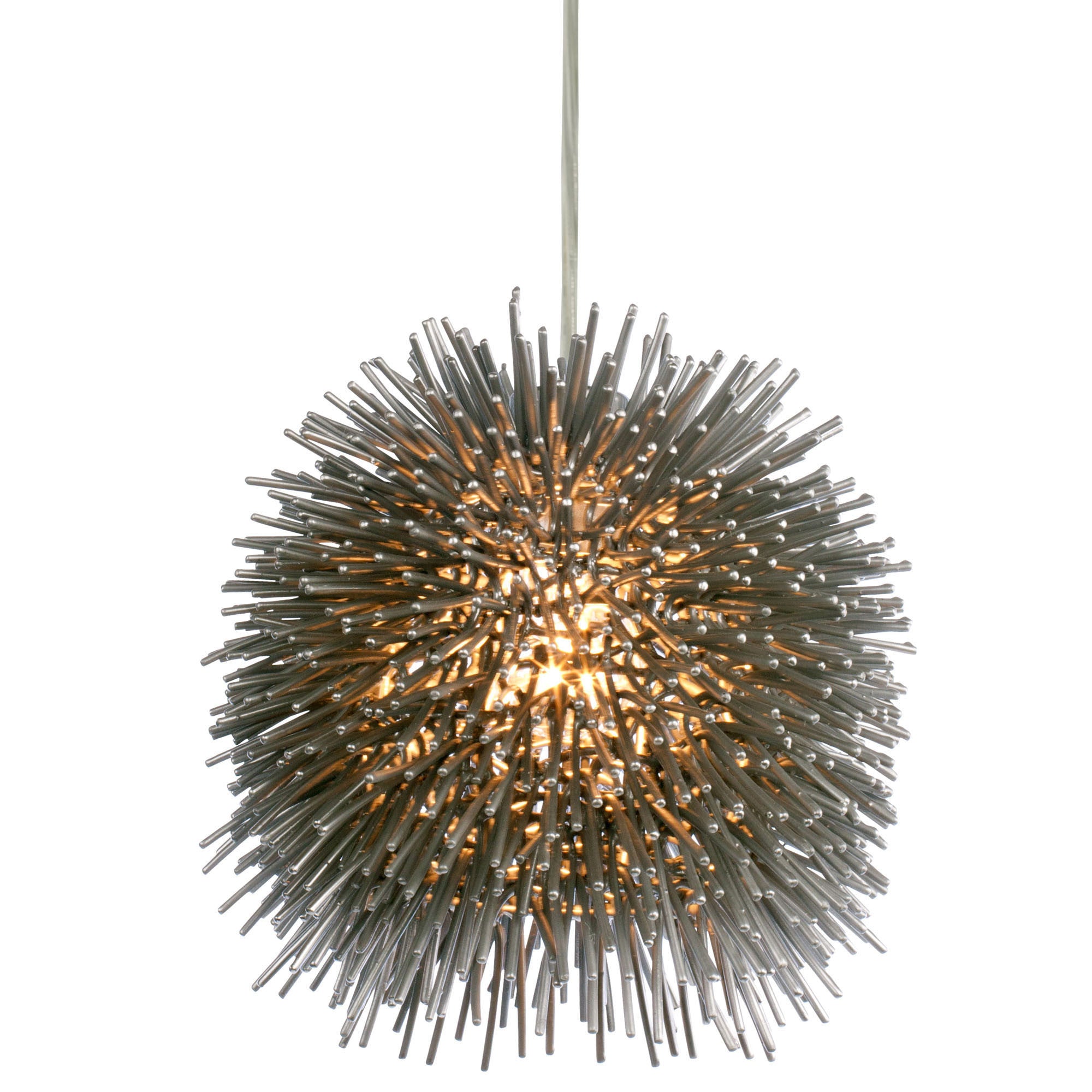 Urchin 1-Light Uber Mini Pendant - Painted Chrome