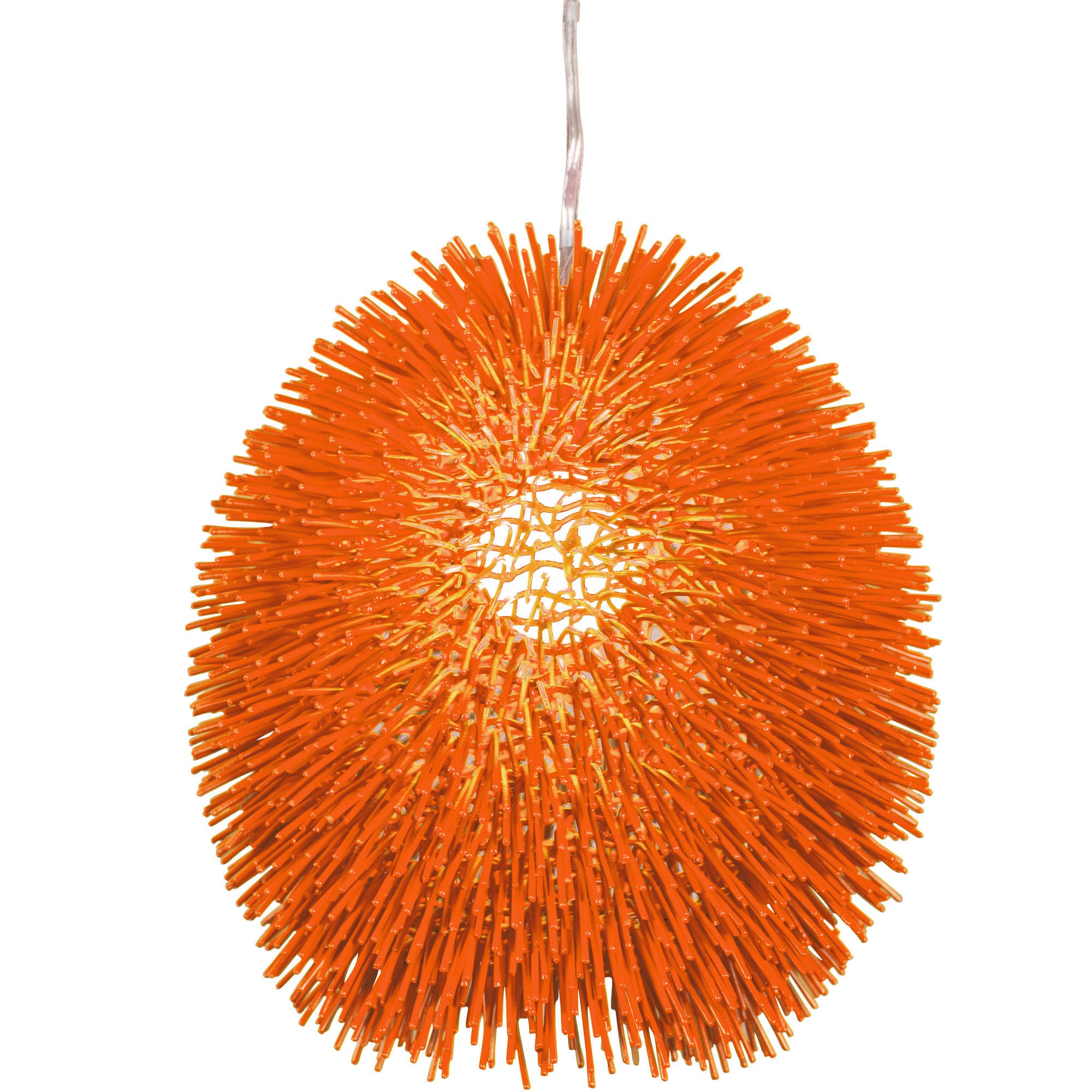 Urchin 1-Light Pendant - Electric Pumpkin