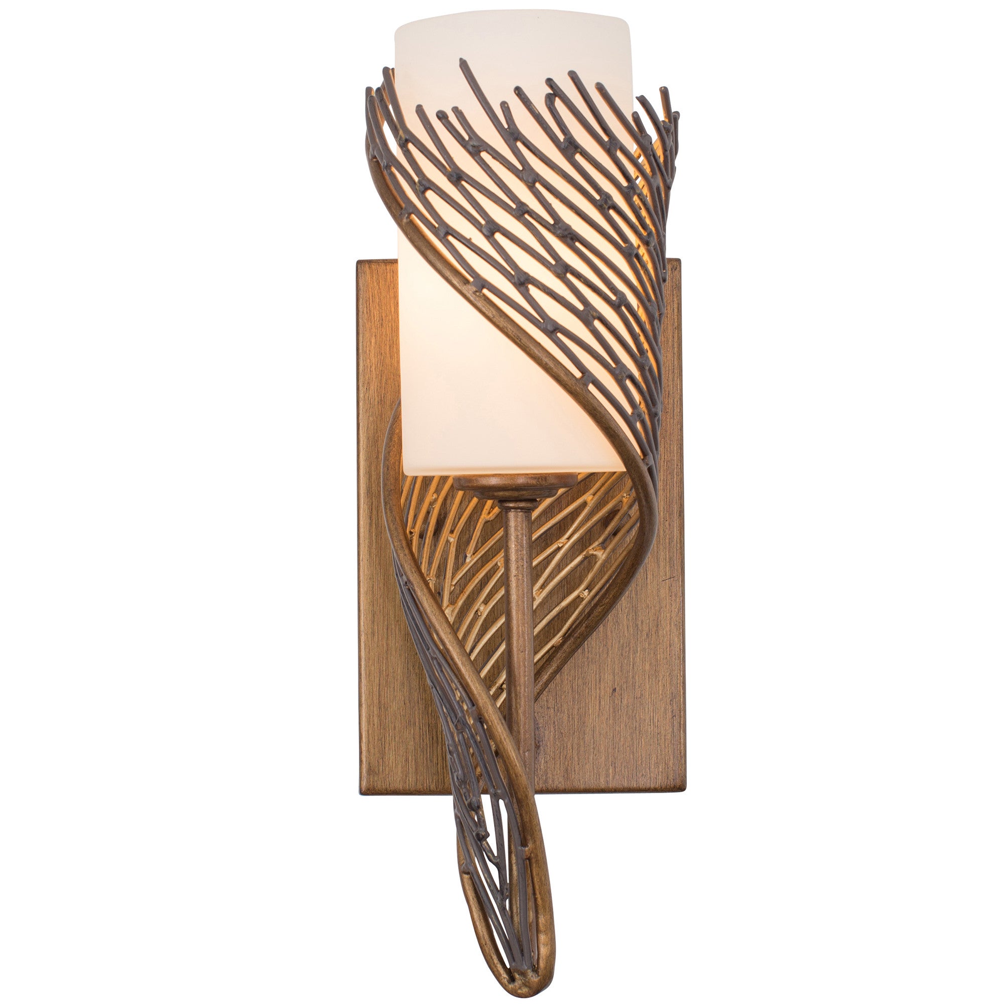 Flow 1-Light Right Sconce - Hammered Ore
