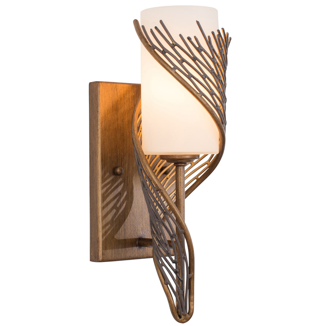 Flow 240K01RHO 1-Light Wall Sconce - Hammered Ore
