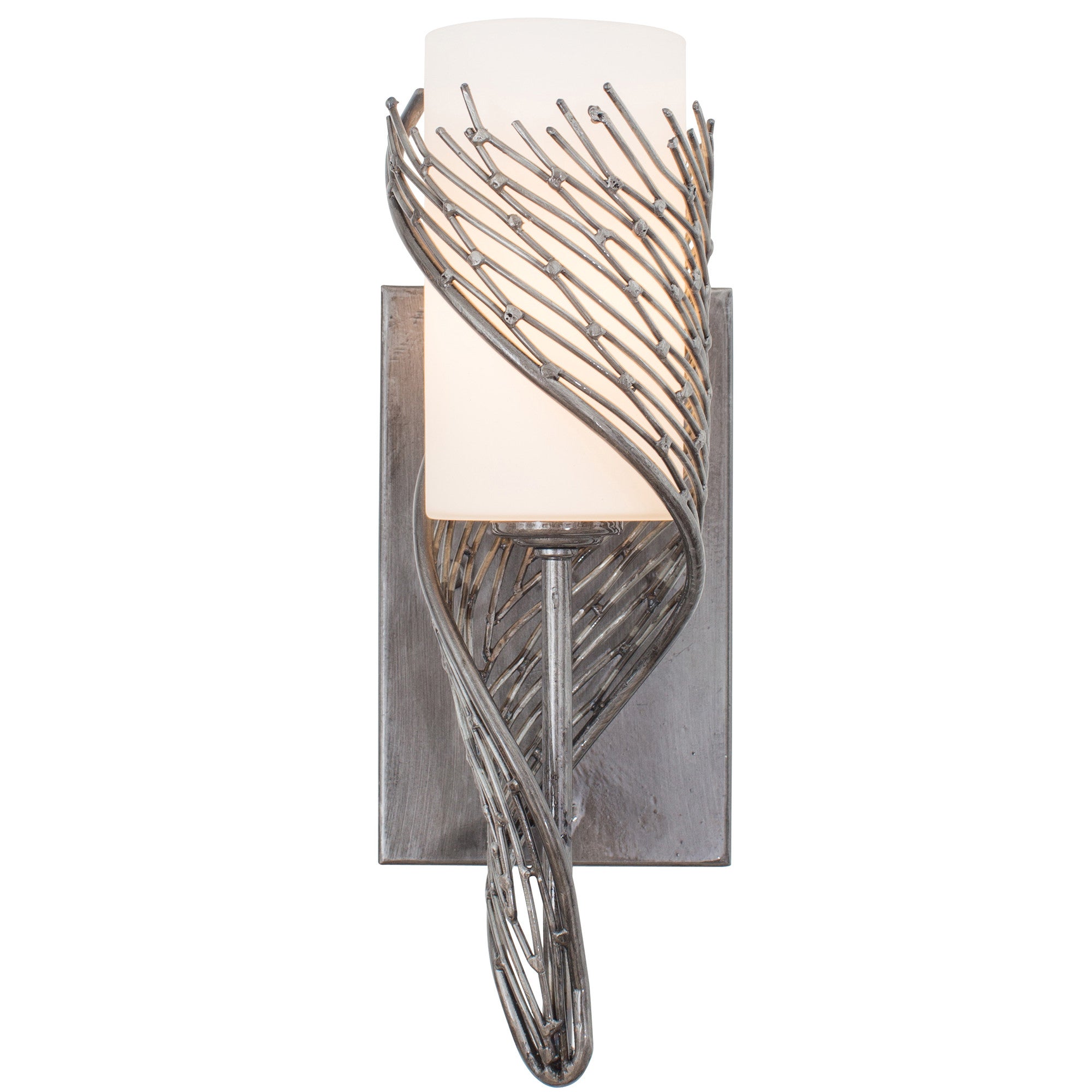 Flow 1-Light Right Sconce - Steel