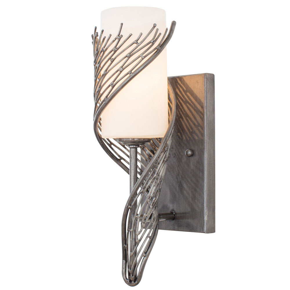 Flow 1-Light Left Sconce - Steel