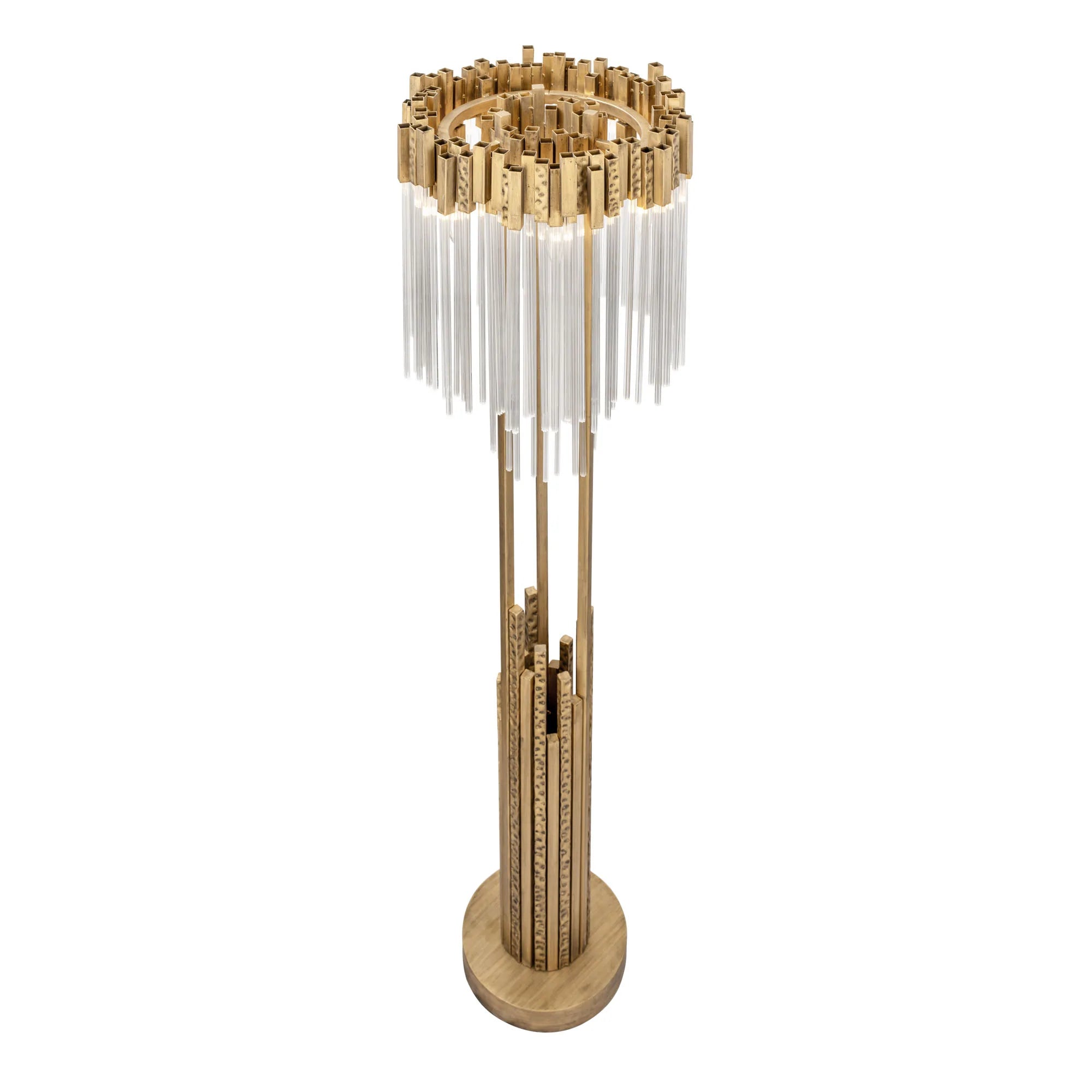 Matrix 6-Light Floor Lamp - Havana Gold