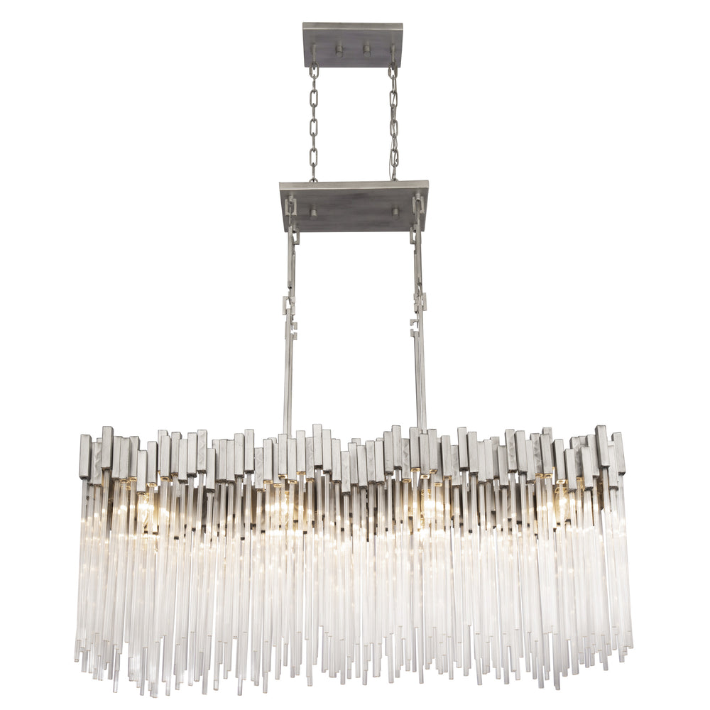 Matrix 309N08RN 8-Lt Linear Pendant - Rainy Night