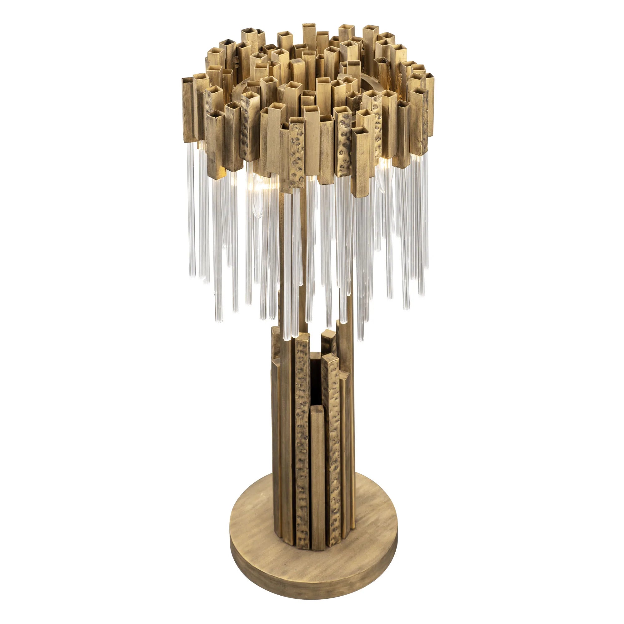 Matrix 3-Light Table Lamp - Havana Gold