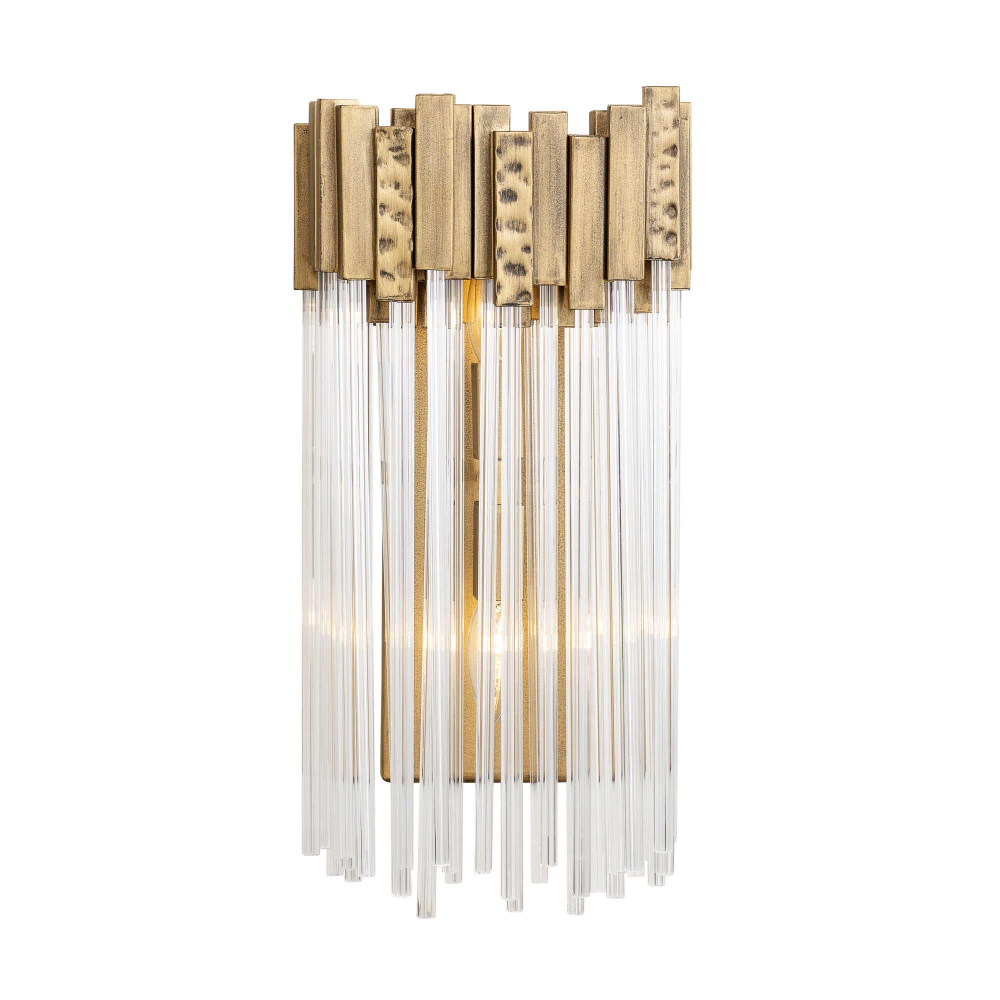 Matrix 2-Light Sconce - Havana Gold