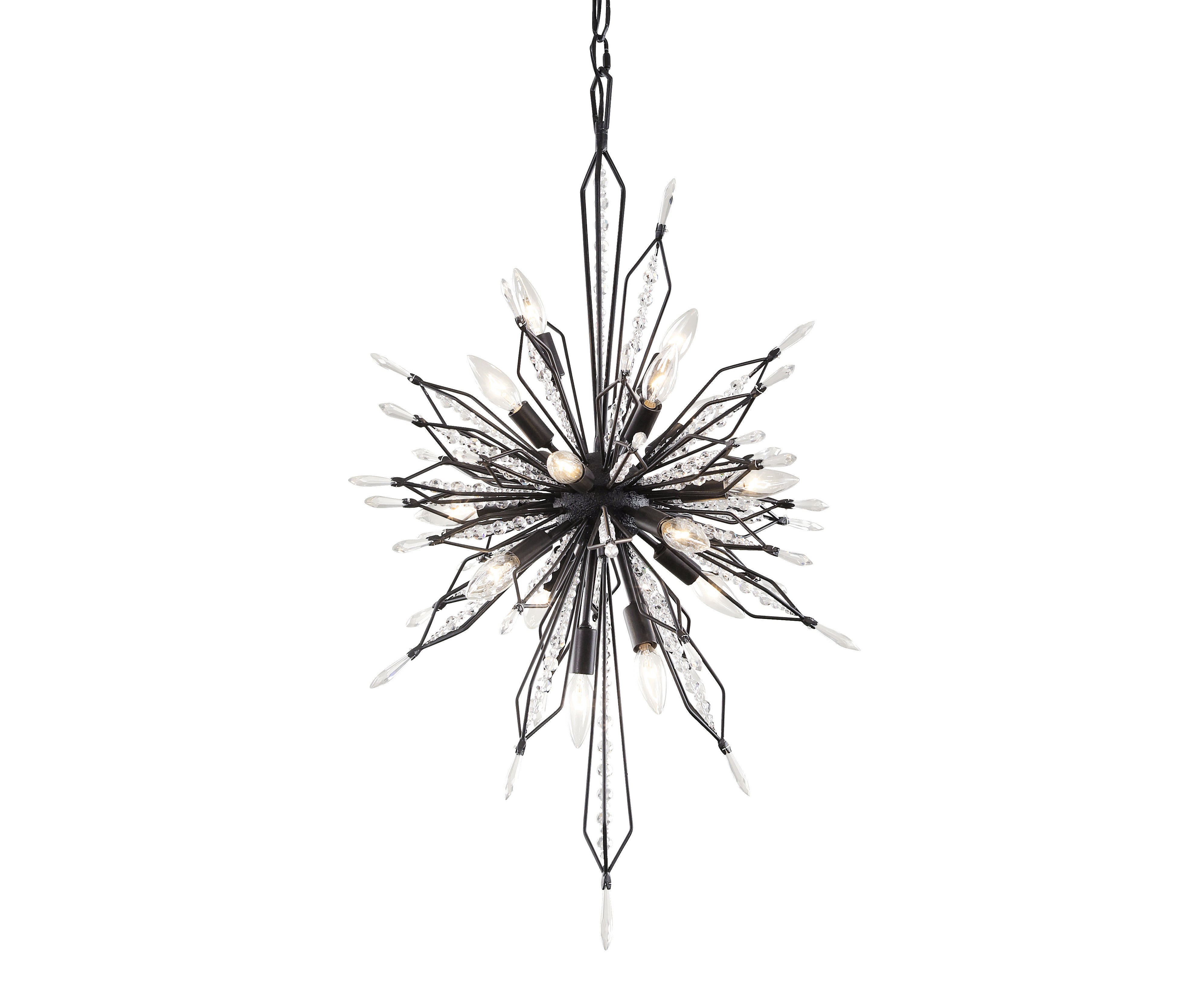 Orbital 16-Light Foyer - Carbon