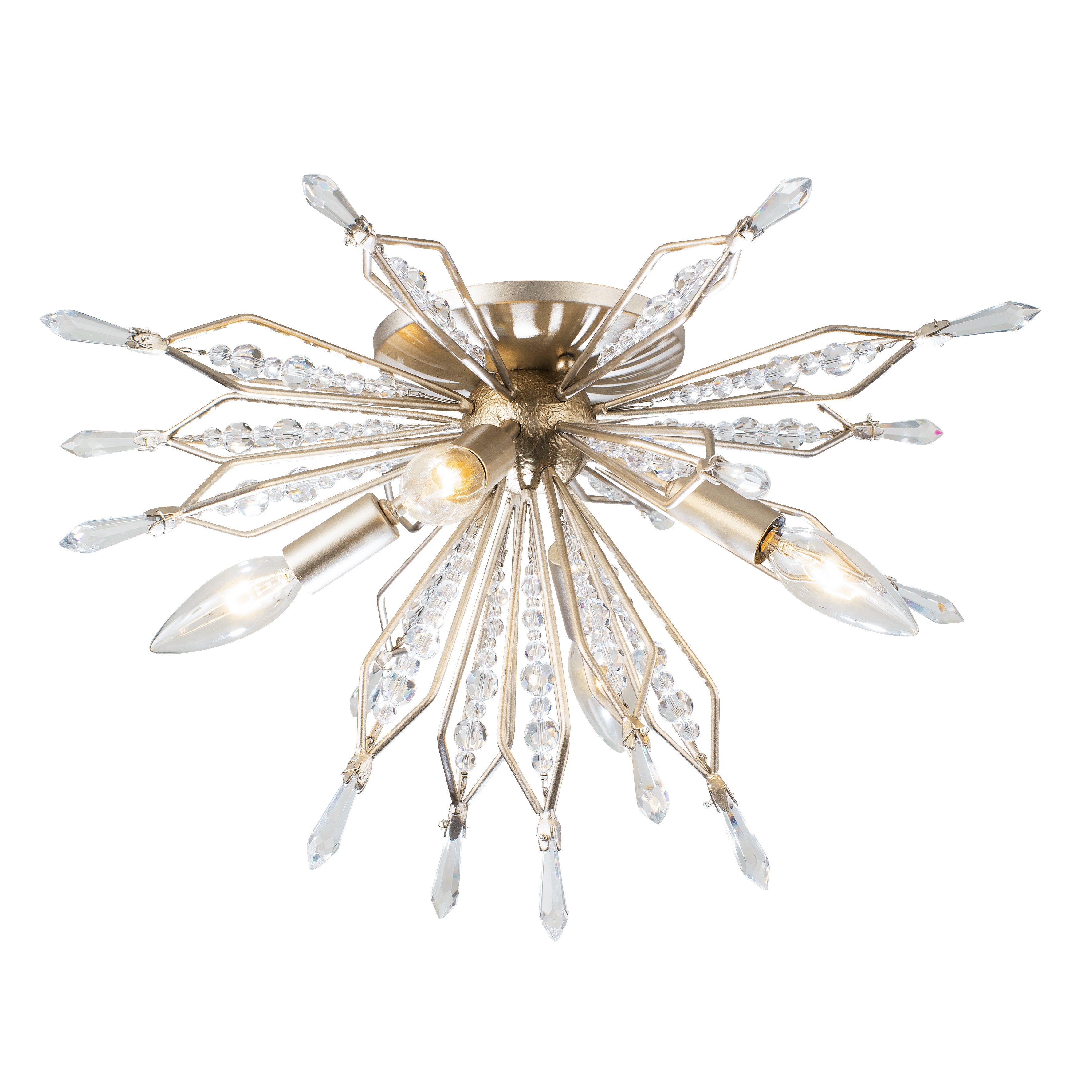 Orbital 4-Light Wall/Ceiling-Light - Gold Dust