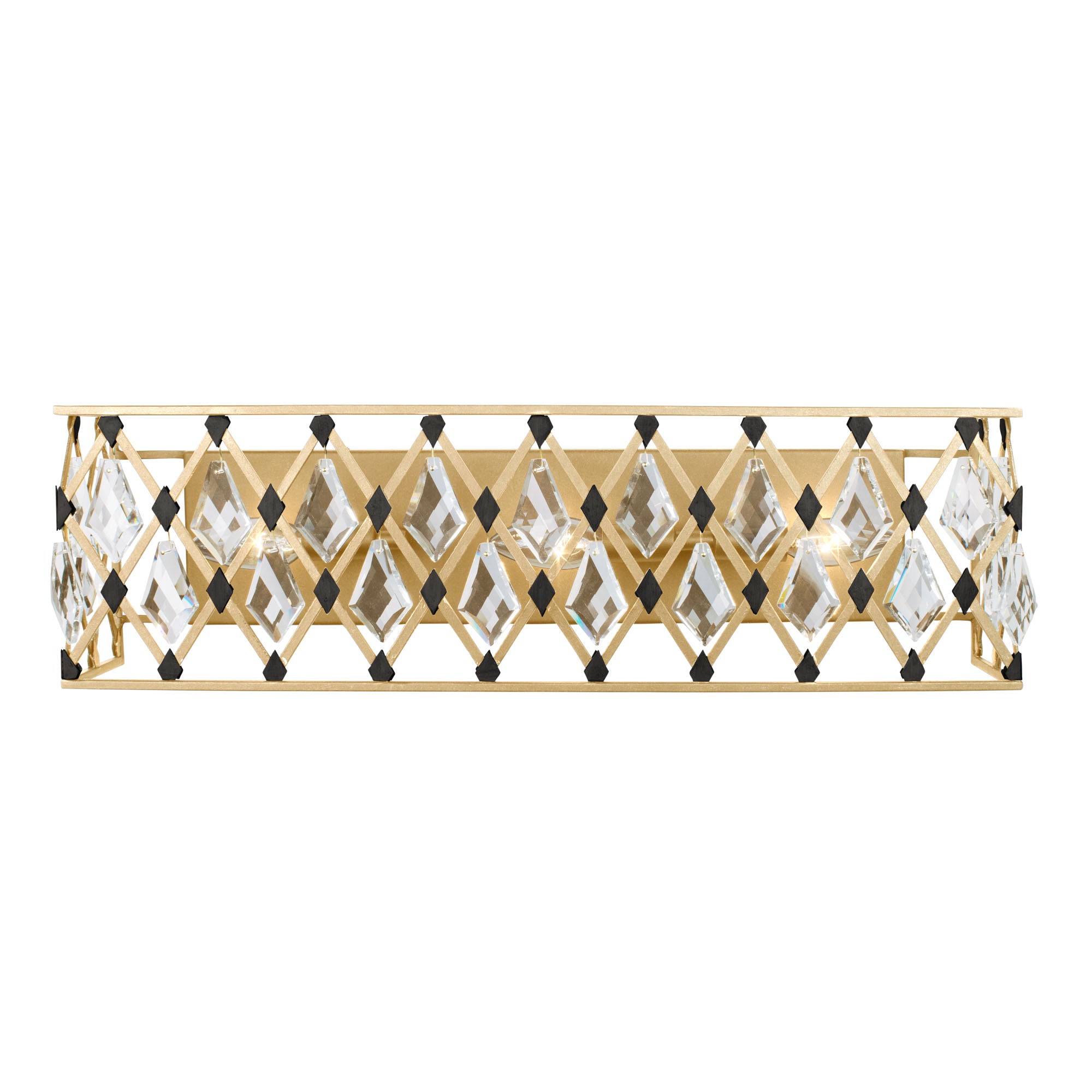 Windsor 3-Light Vanity Light – French Gold/Matte Black by Varaluz