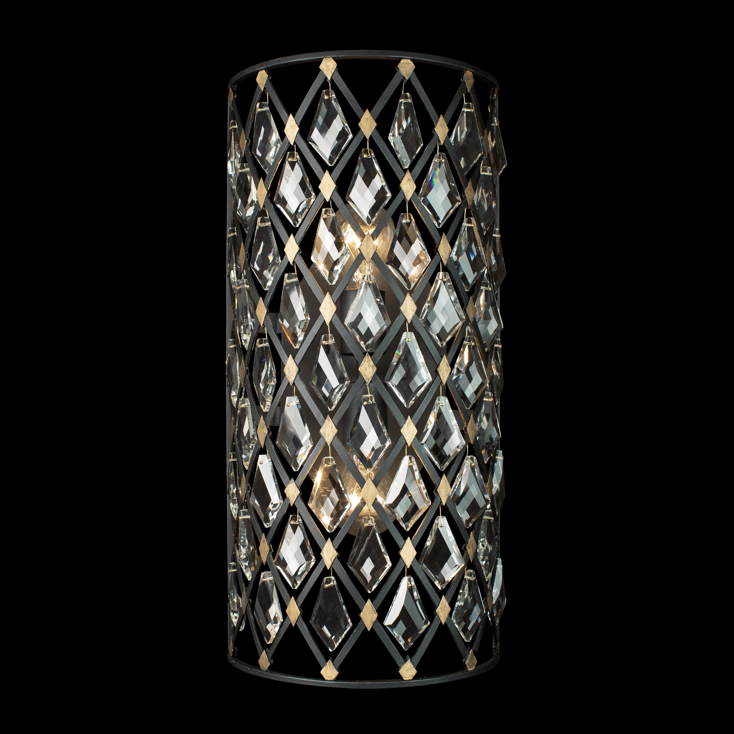 Windsor 2-Light Vanity Light – Carbon/Havana Gold by Varaluz