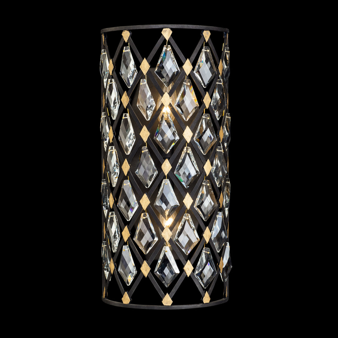 Windsor 345W02SFGMB 2-Light Wall Sconce - French Gold/Matte Black