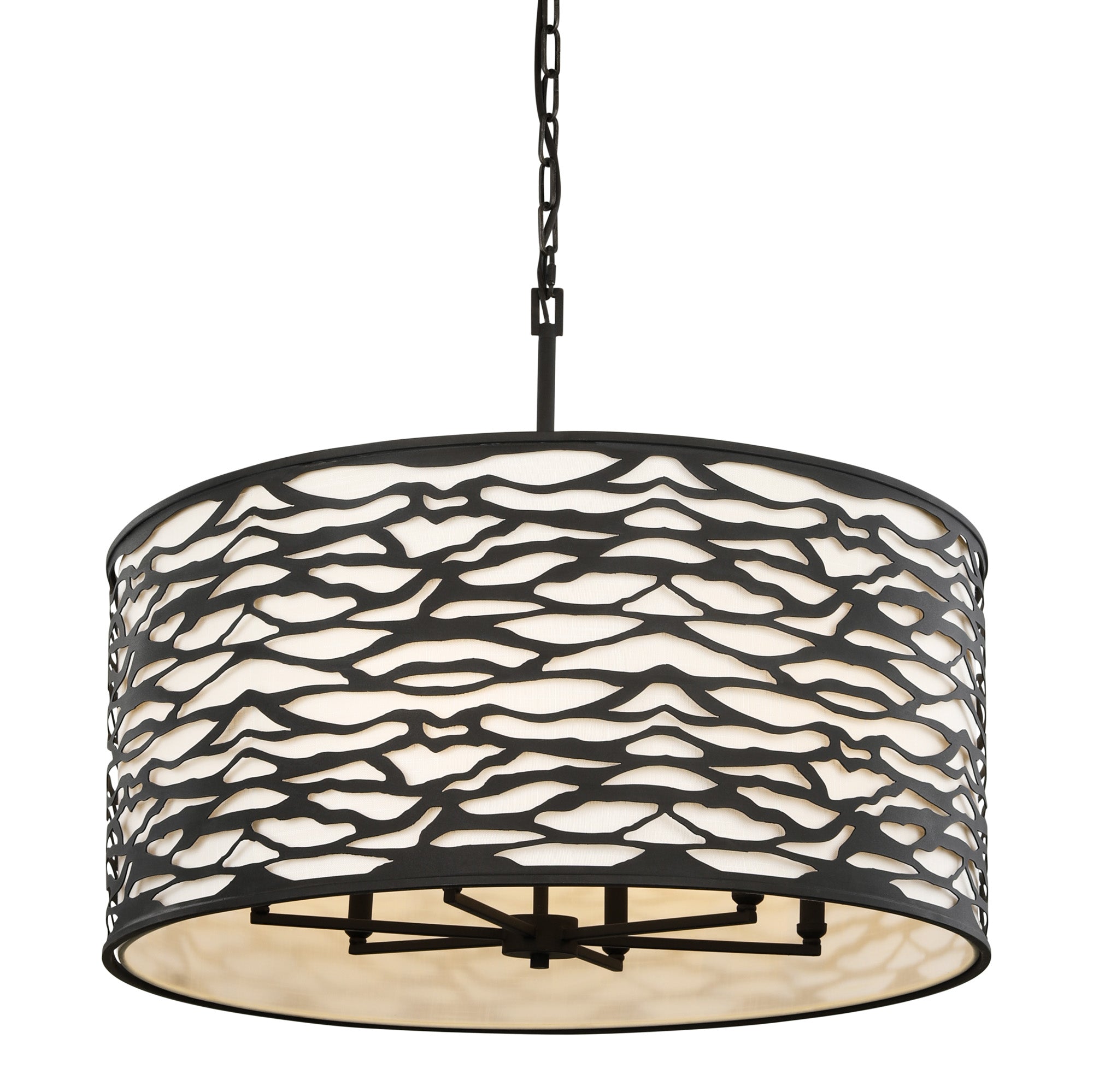 Kato 6-Light Pendant - Carbon Black