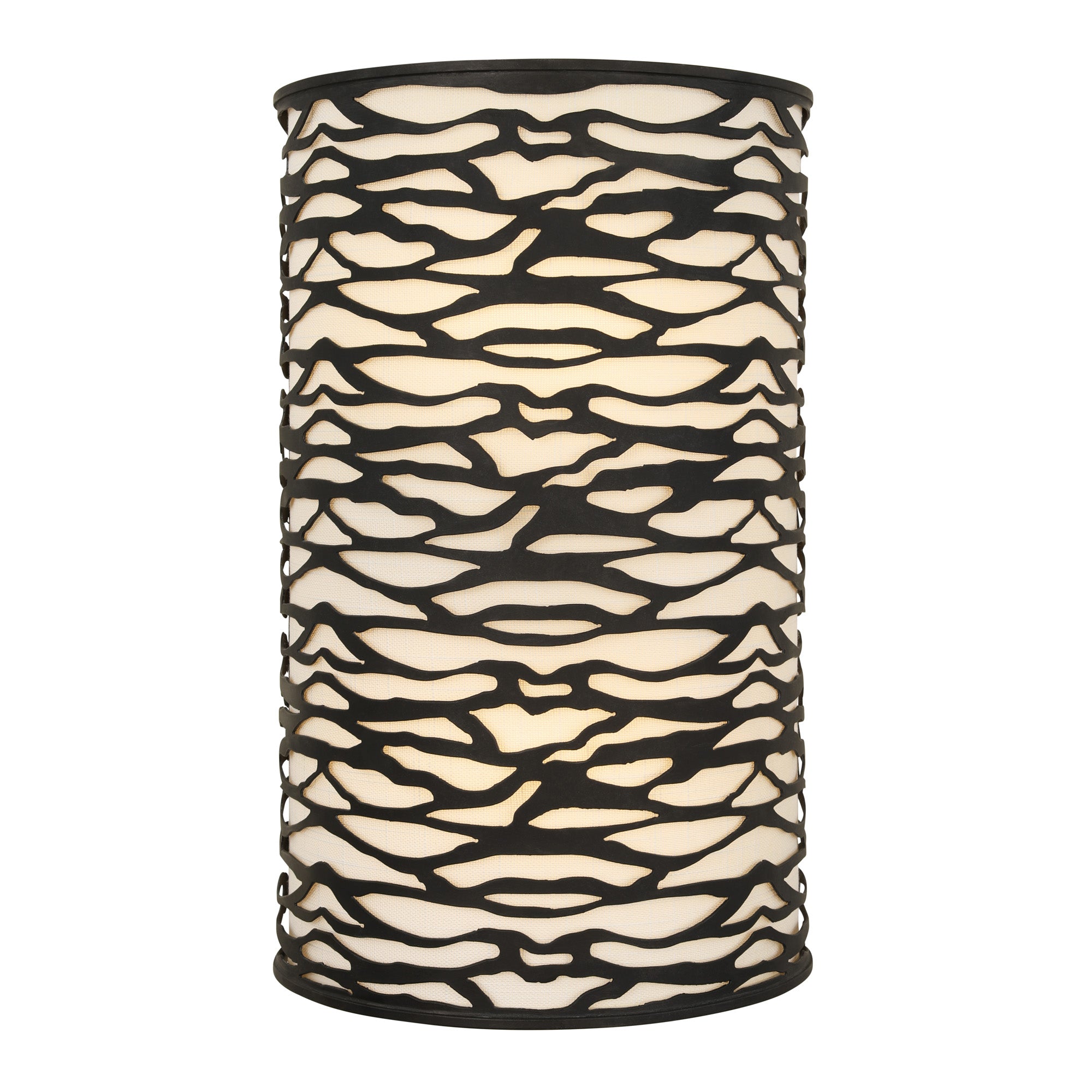 Kato 2-Light Wall Sconce – Carbon Black by Varaluz