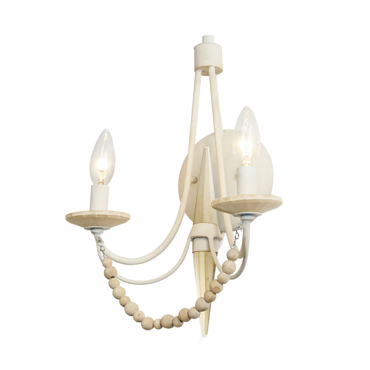 Brentwood 350W02CW 2-Lt Wall Sconce - Country White
