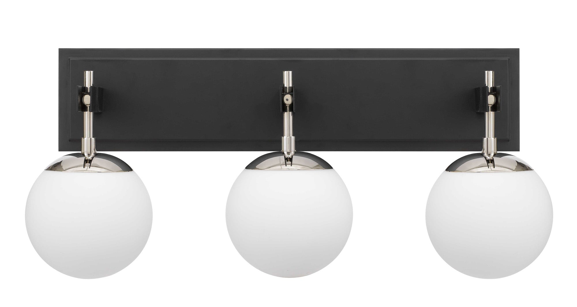 Allie 3-Light Vanity Light – Black/Polished Nickel by Varaluz